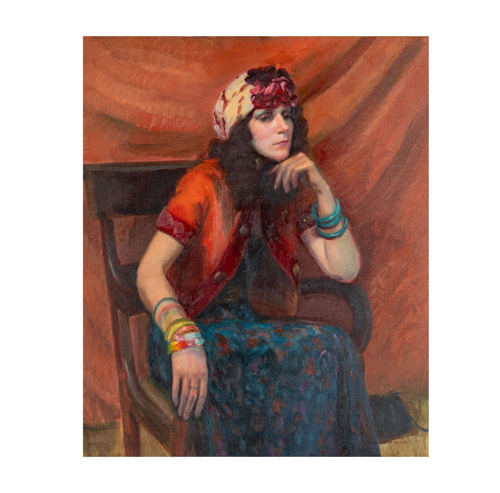 Charles Phillip Cross, 1916-2006, Seated Woman (1 of 9)