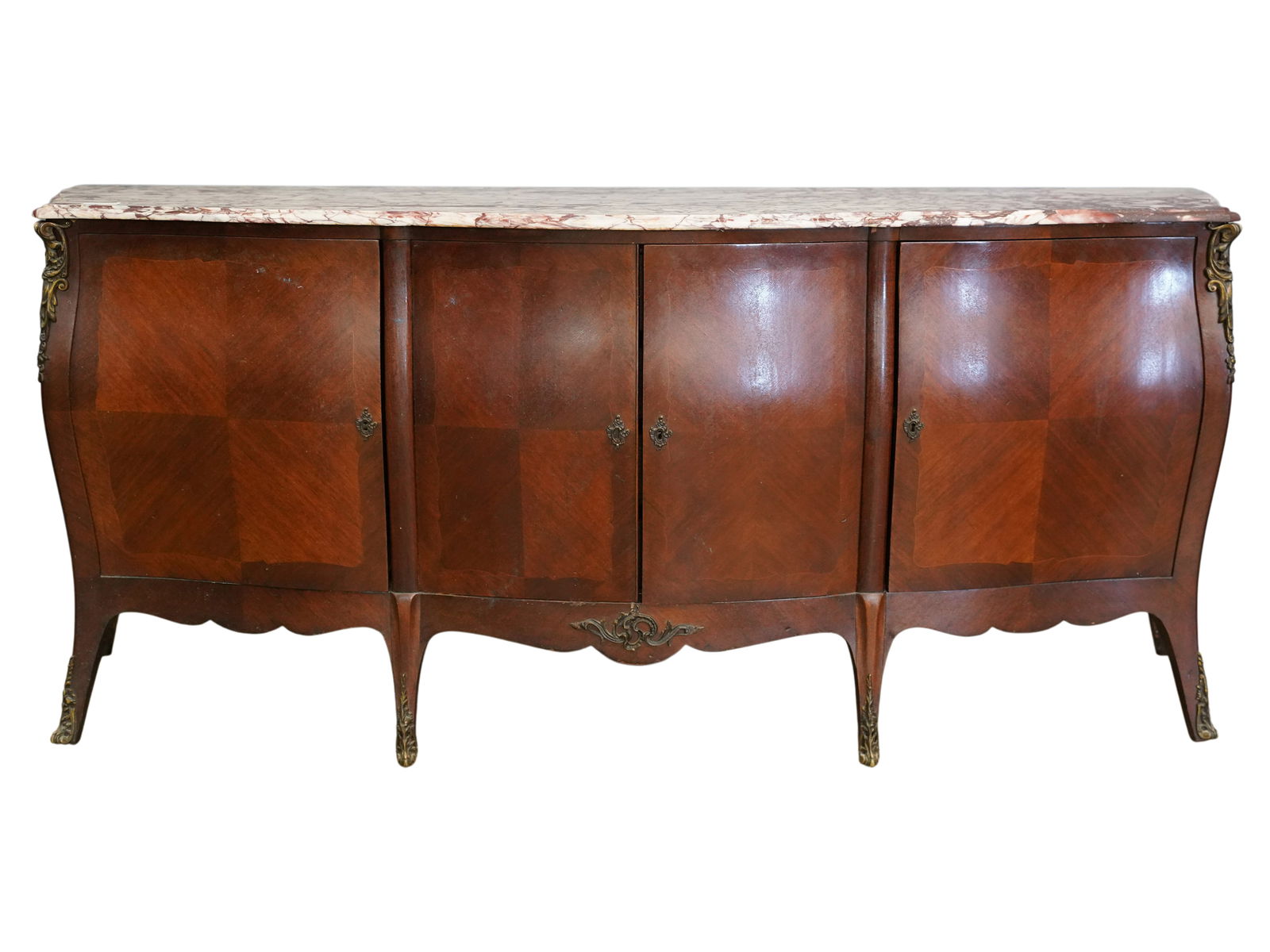 A Rococo-Style Marble-Top Buffet (1 of 12)