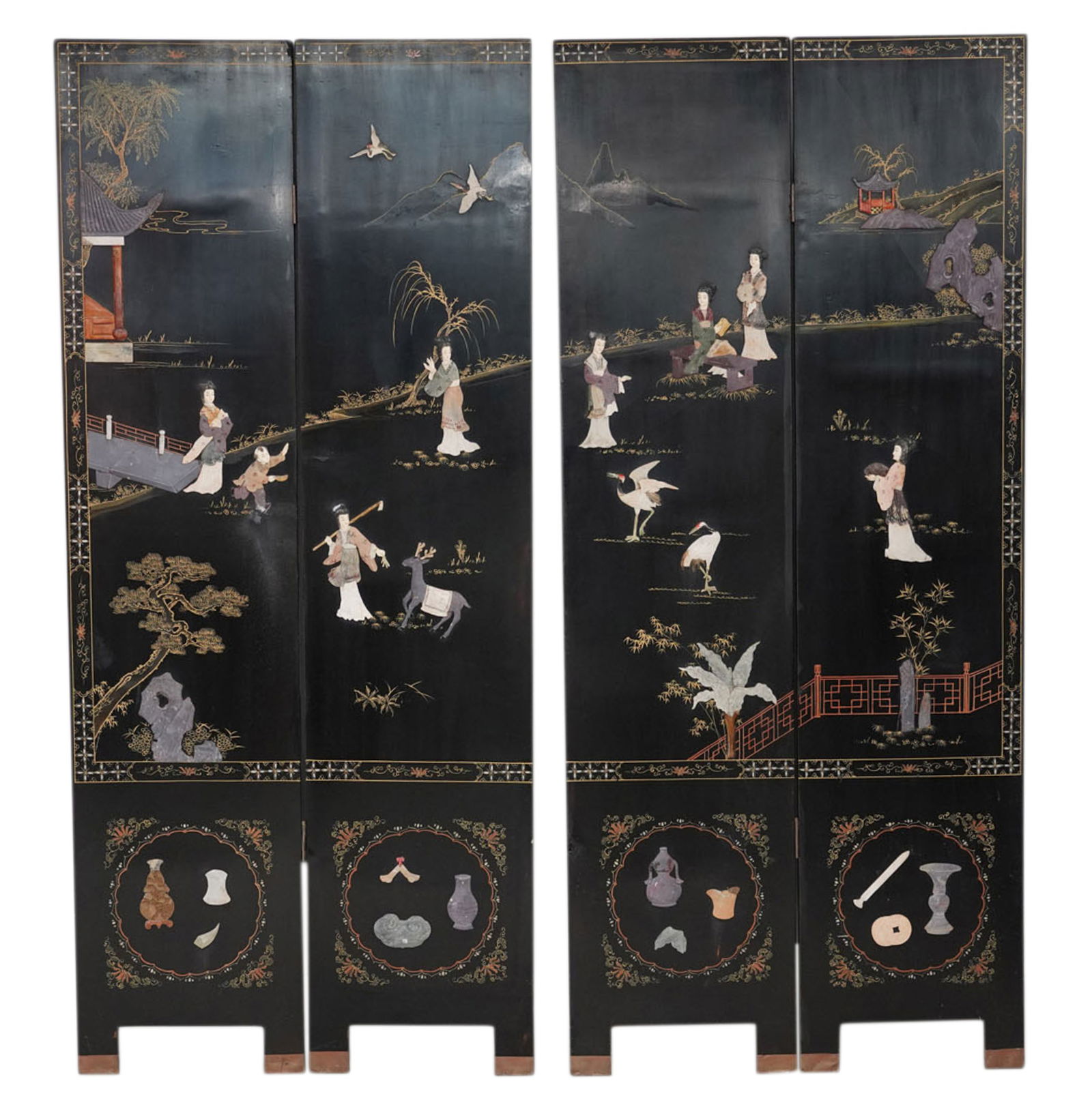 A Chinese Stone-Inlaid Screen (1 of 19)