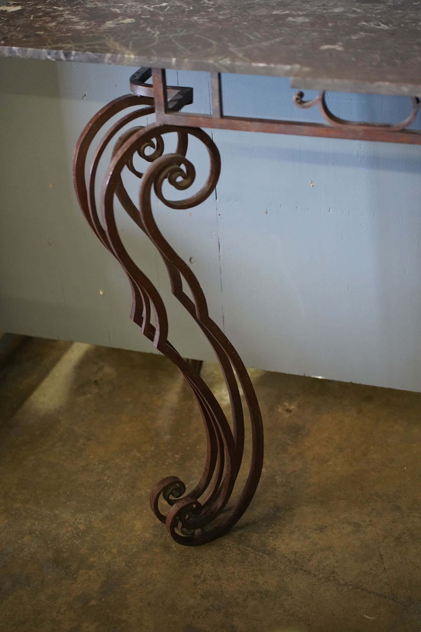 An Iron Console Table - 6