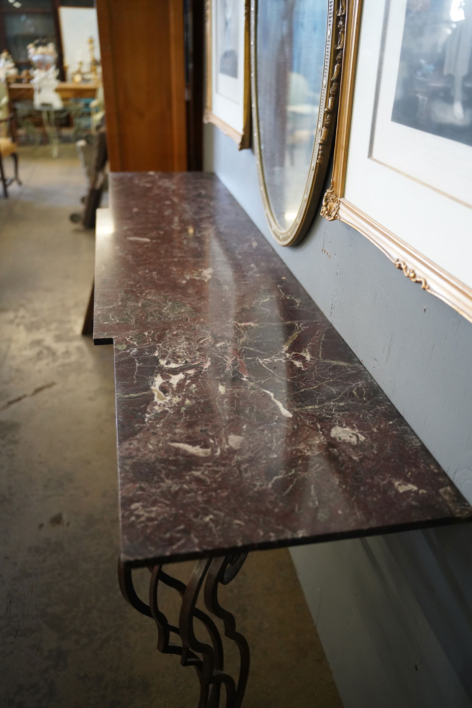 An Iron Console Table - 7