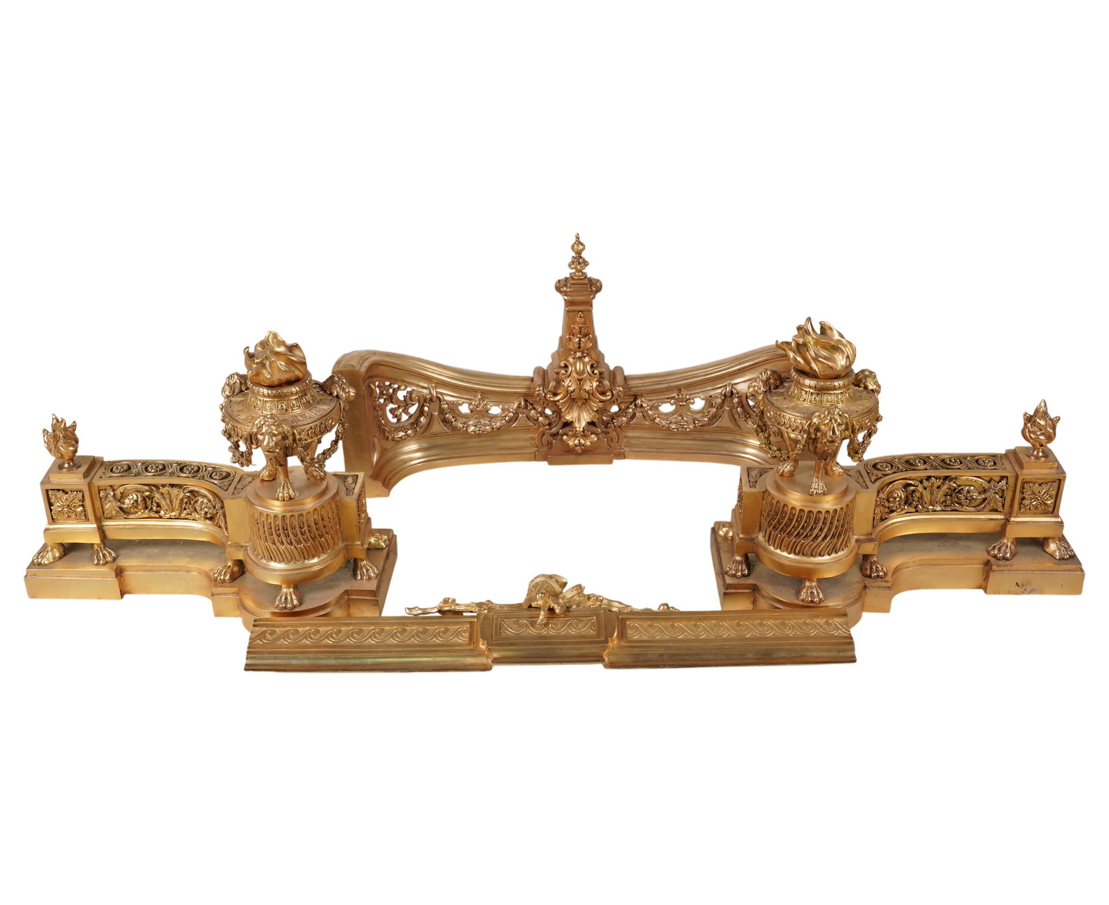 A Pair of Gilt Metal Chenets (1 of 11)