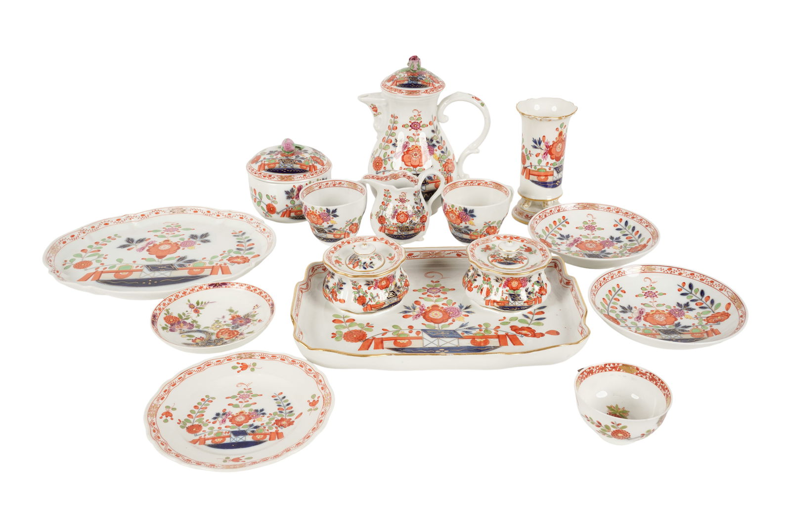 A German Porcelain Partial Service (1 of 17)