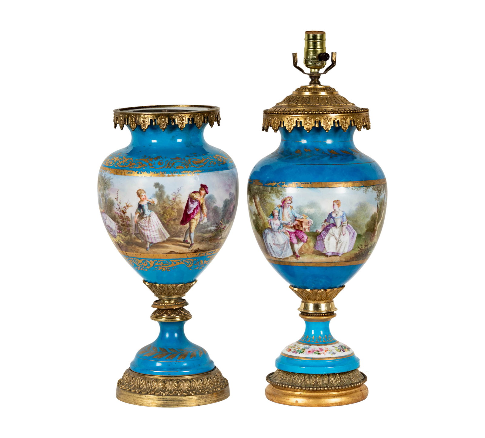 Two Sevres-Style Porcelain Urns (1 of 15)