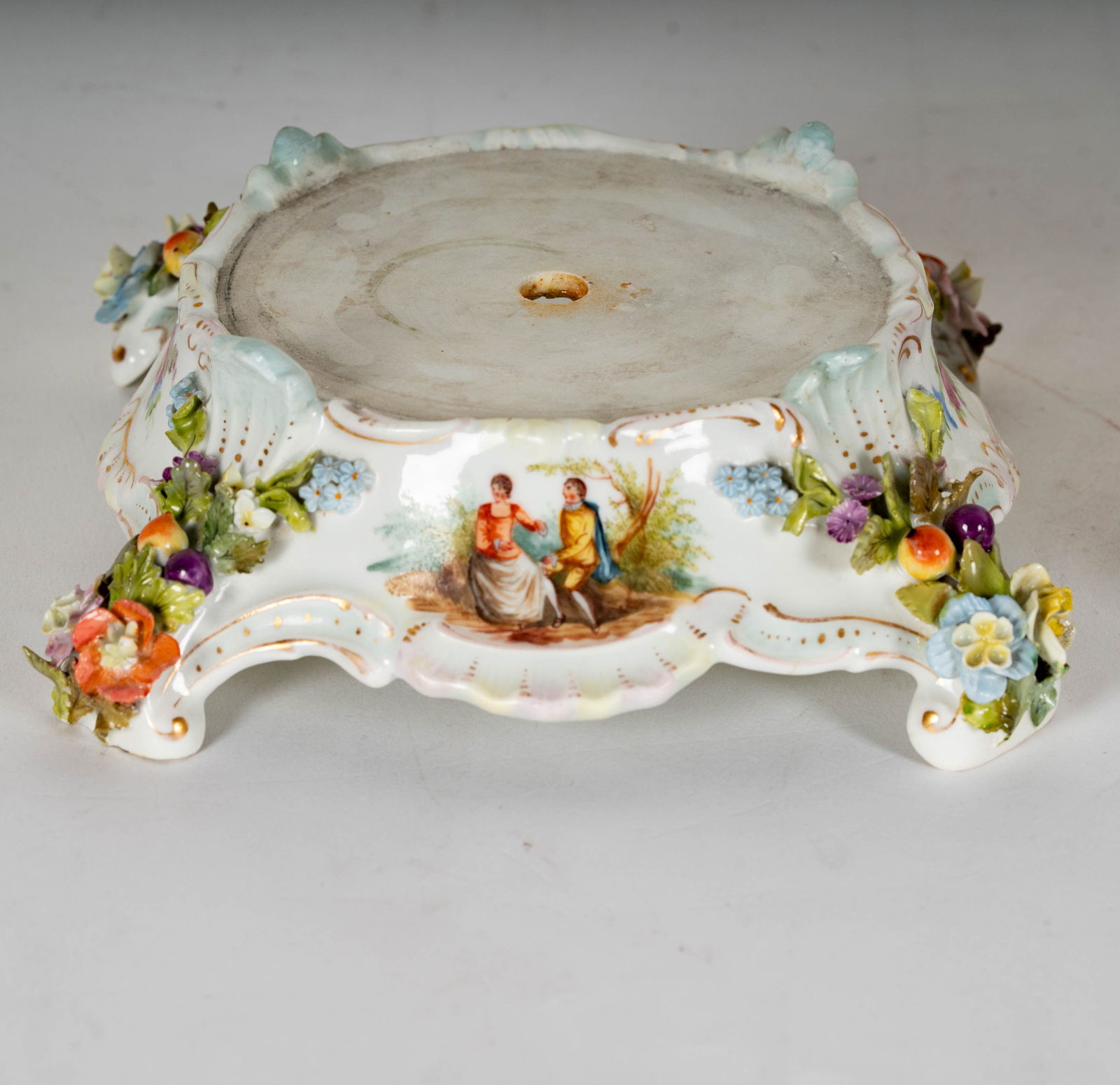 Three German Porcelain Stands - 2