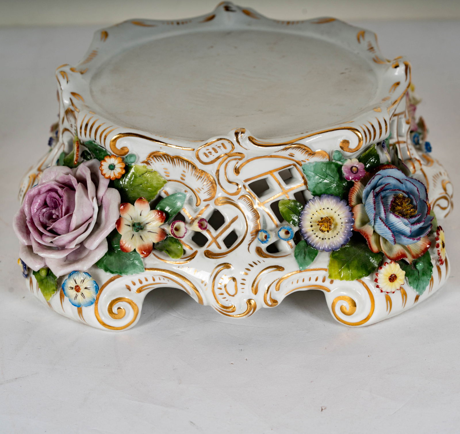 Three German Porcelain Stands - 3