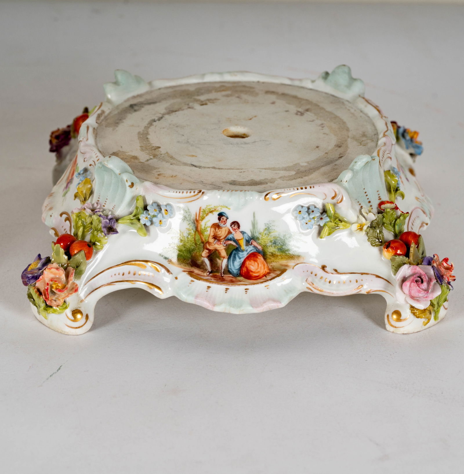 Three German Porcelain Stands - 4