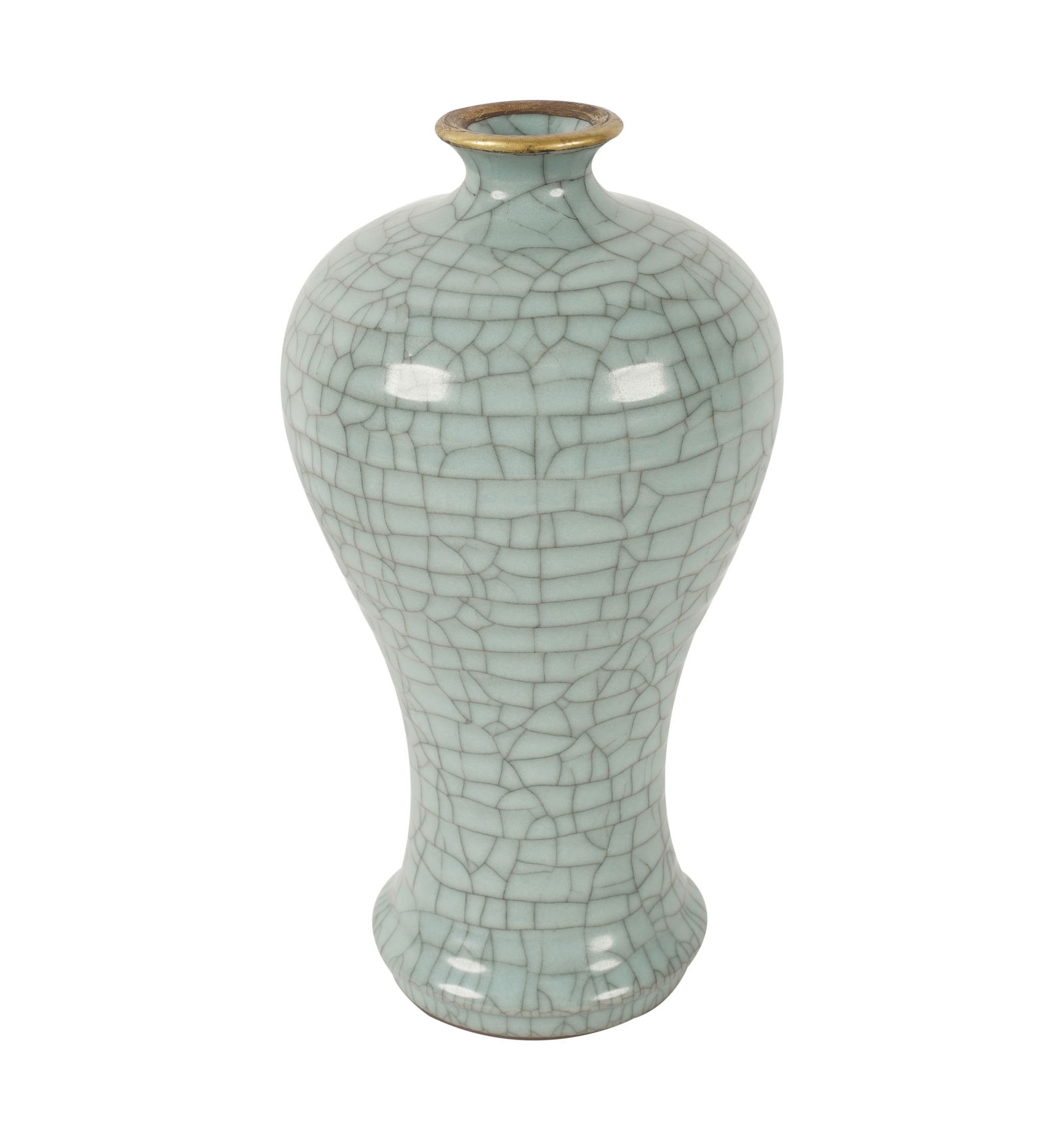A Chinese Celadon Crackleware Vase (1 of 6)