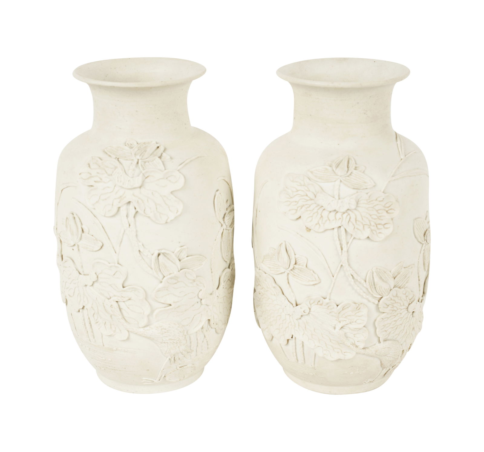 A Pair of Chinese Bisque Porcelain Vases (1 of 11)