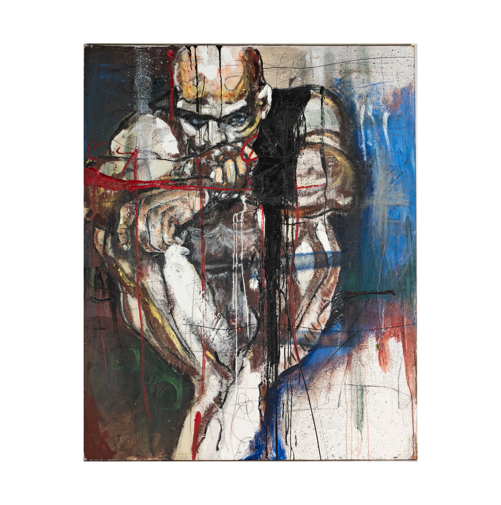 Paul Ecke, B. 1953, Contemplation: acrylic on canvas 1997; signed, dated and titled verso 60 x 48 in. (152.4 x 121.9 cm.)