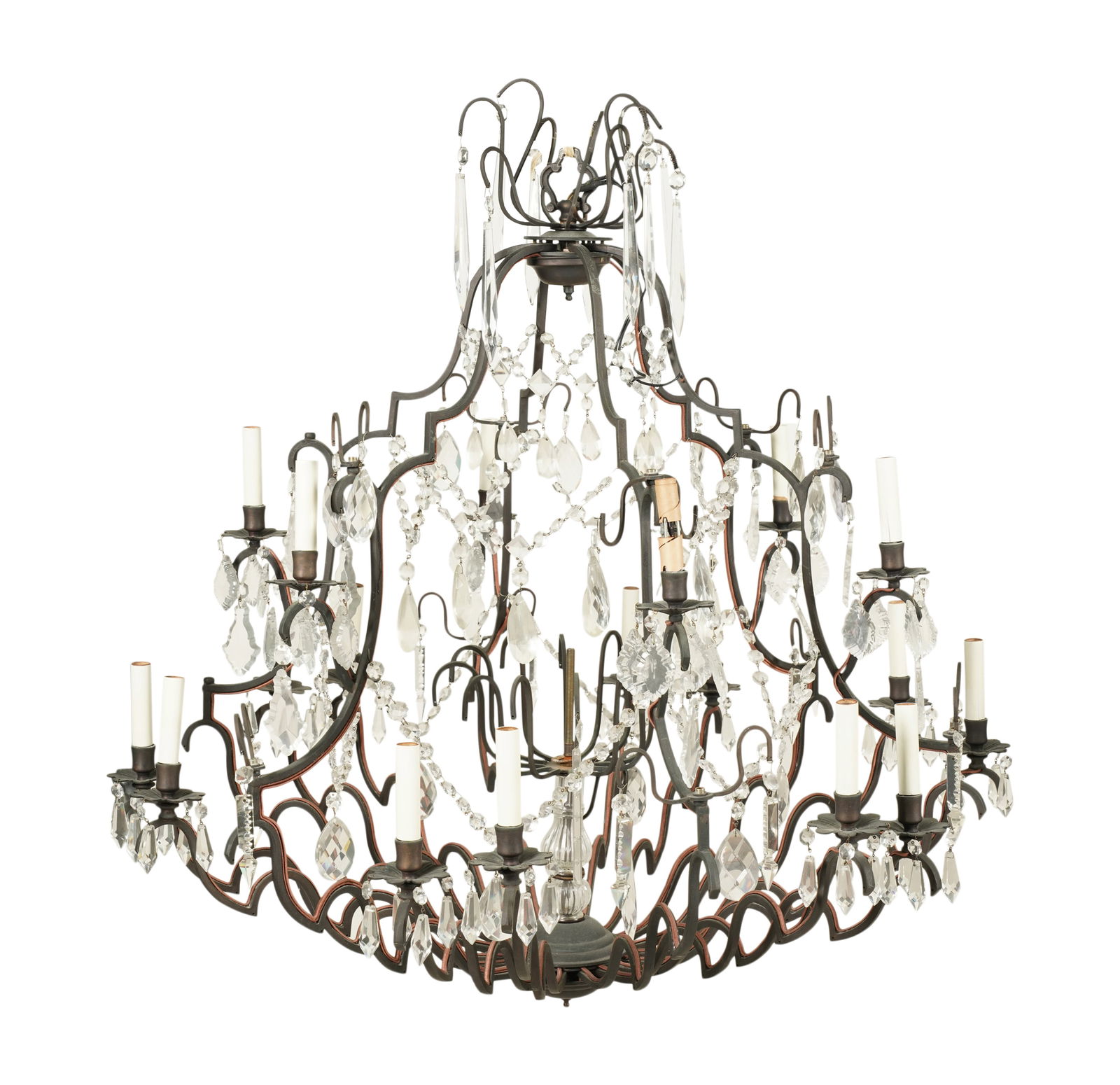 A French Rococo-Style Crystal Chandelier (1 of 12)