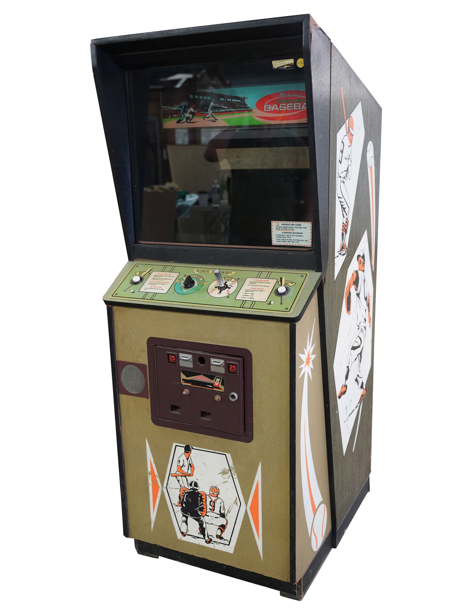A Bally Midway Tornado Baseball Arcade Game (1 of 8)