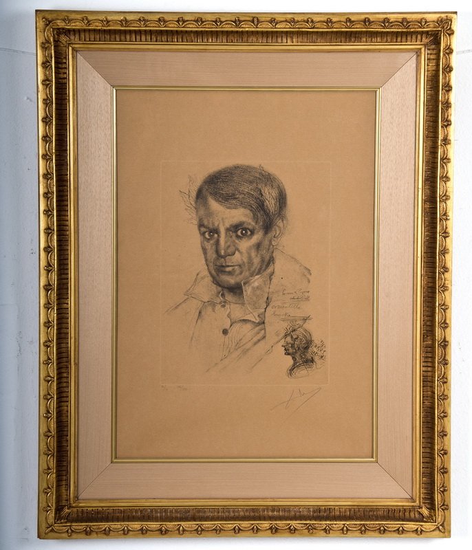 Salvador Dalí | Portrait de Salvador Dali, 1969 (1969) | MutualArt