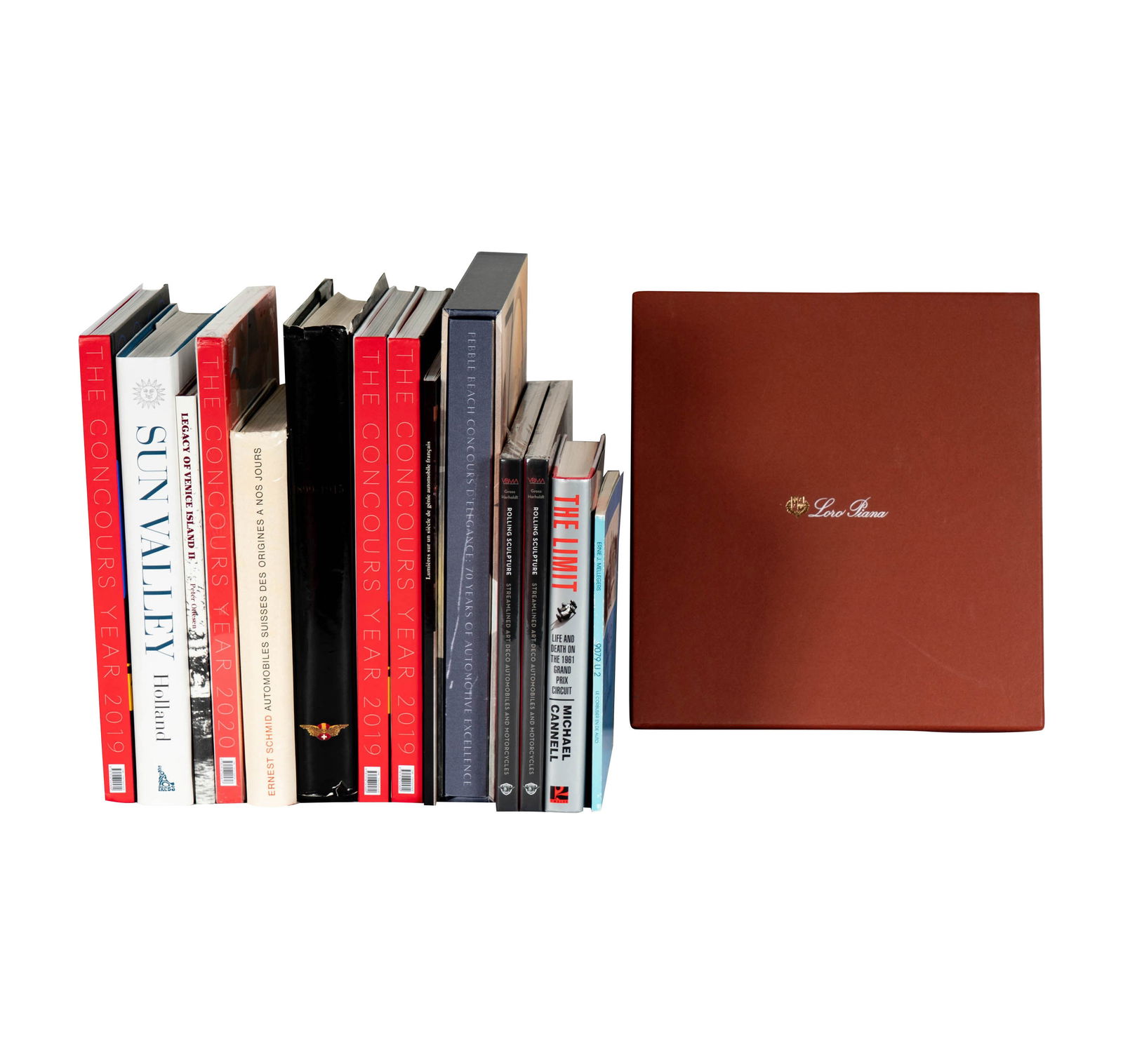 Collection of Assorted Automotive and General Coffee Table Books: with some duplicates, 14 total books 