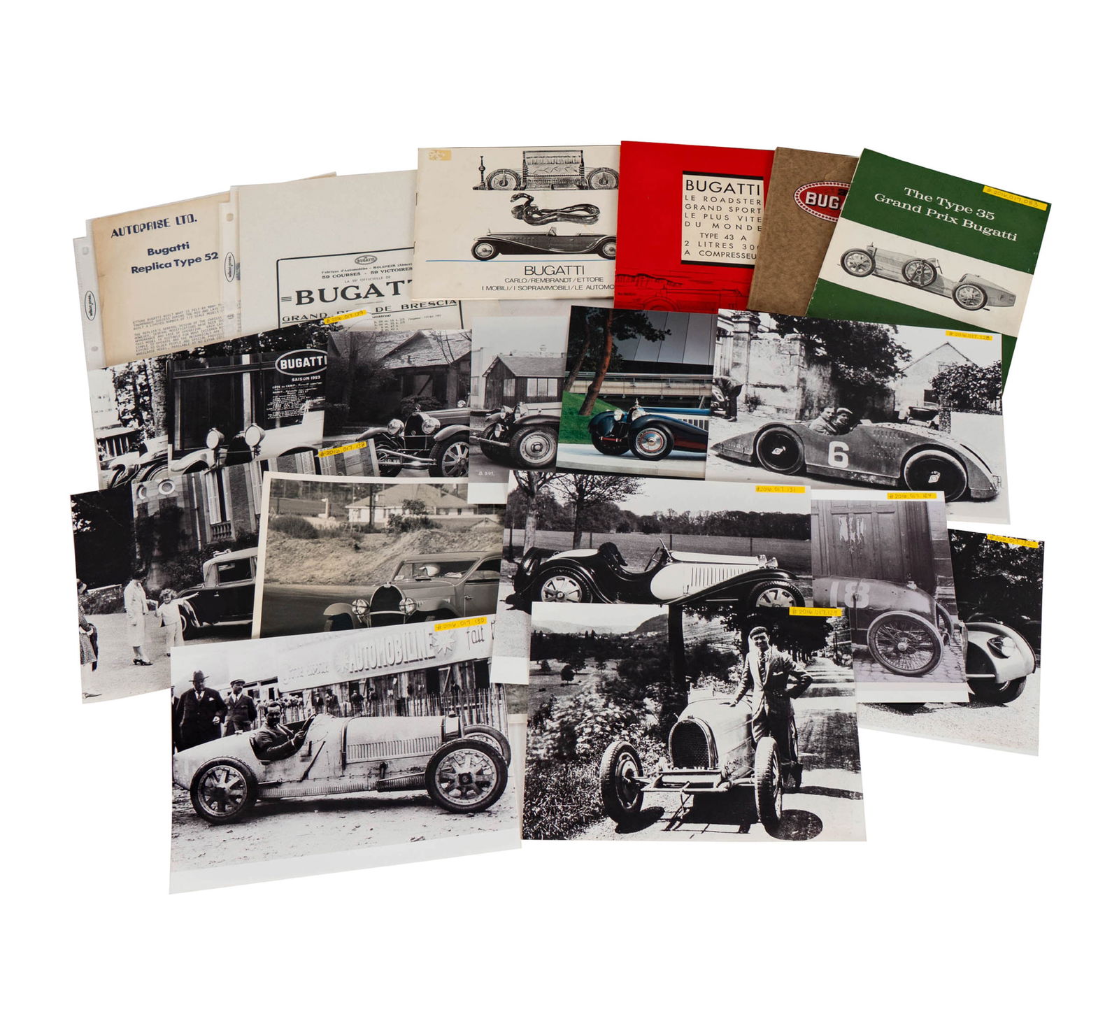 Group of Bugatti Brochures and Pamphlets (1 of 11)