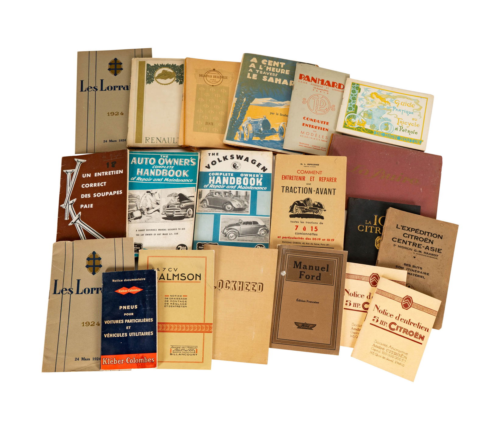 Group of Various Motoring Manuals and Pamphlets (1 of 17)