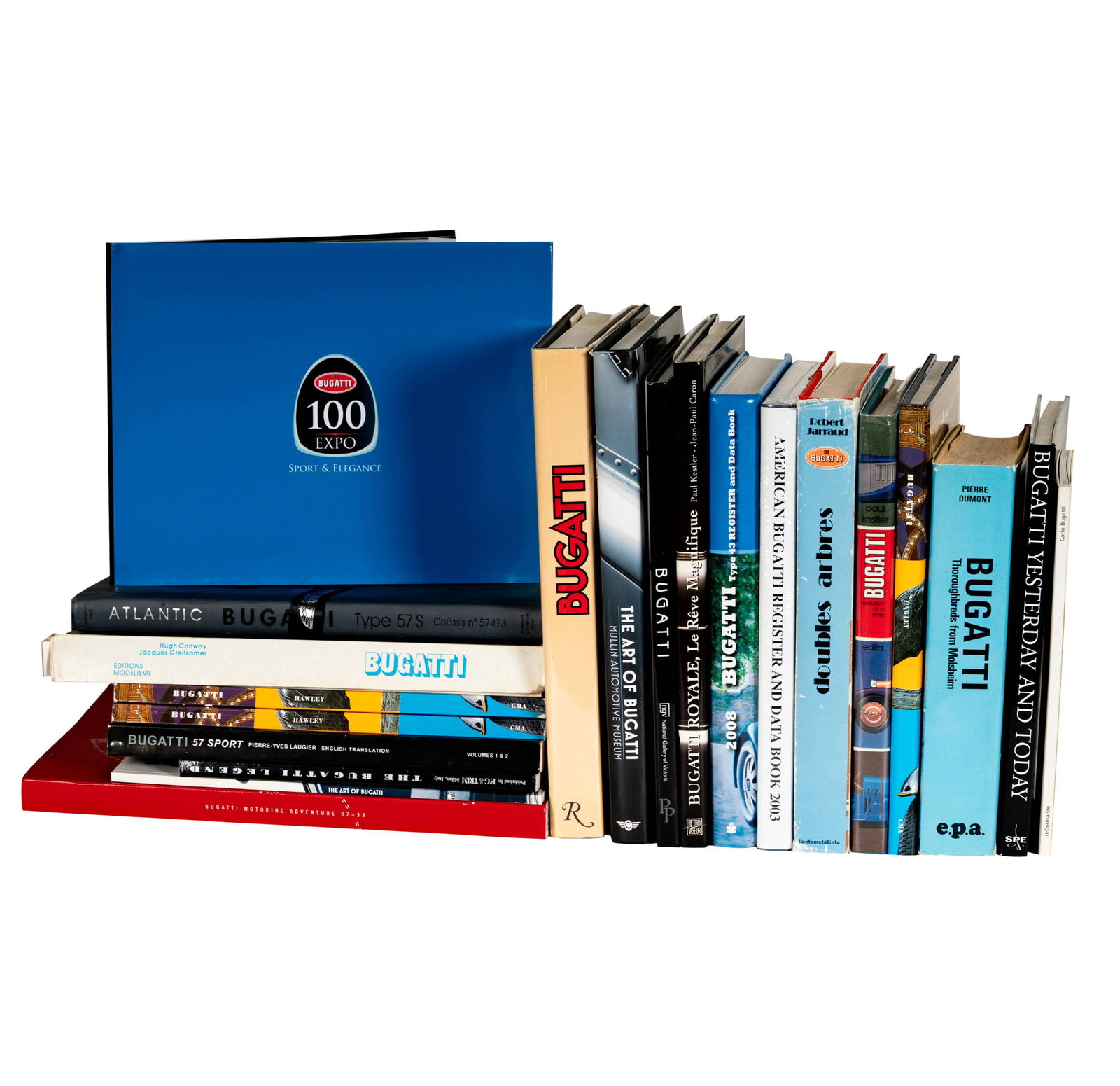 Large Collection of Books on Bugatti (1 of 12)