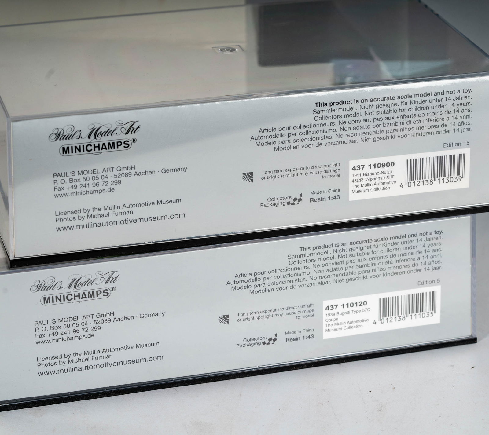 Seven Minichamps Prototypes/Samples - 10