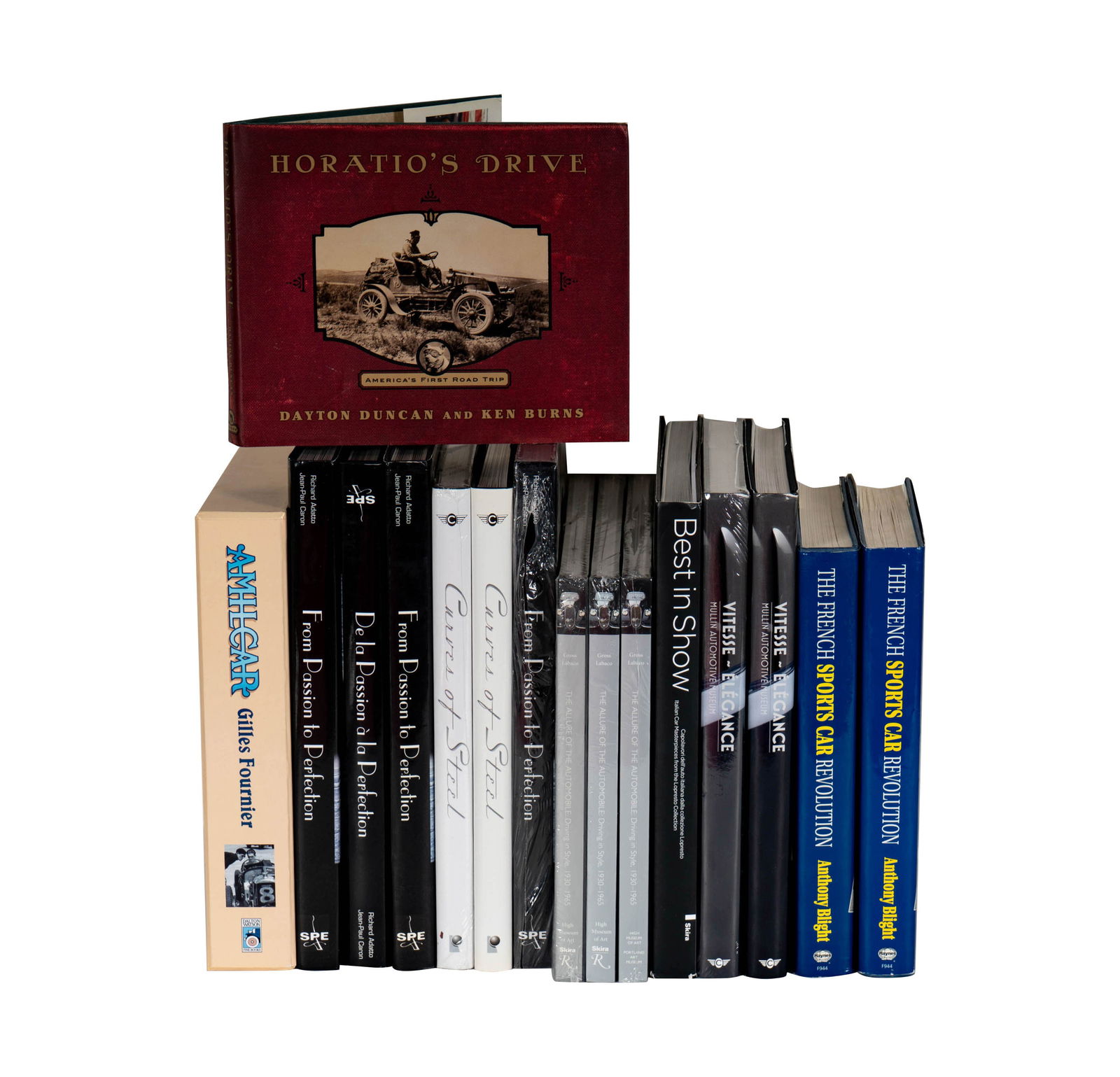 Collection of Assorted Automobile Books: 16 assorted books with multiples