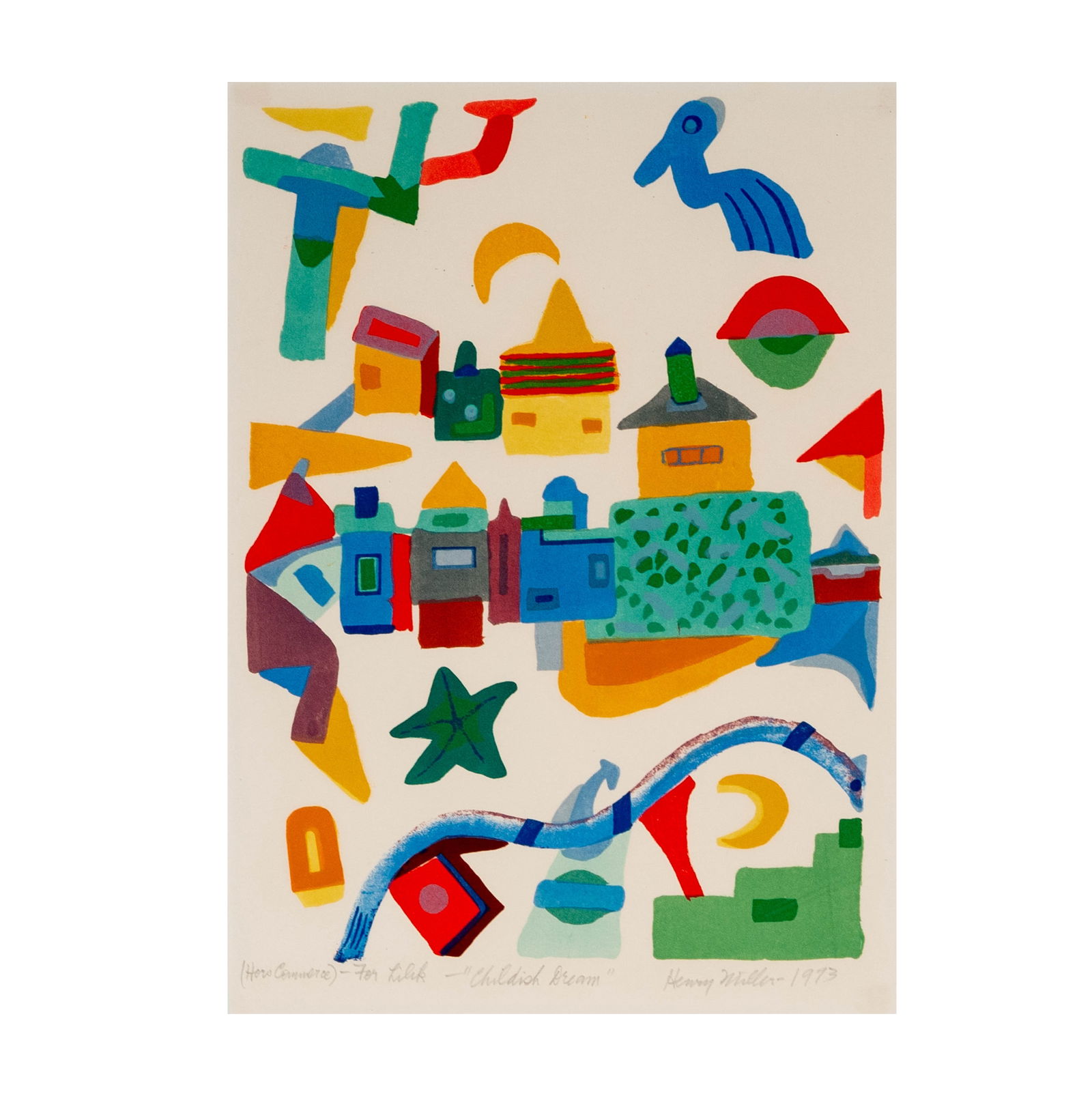 Henry Miller (1891-1980): "Childish Dream" (1 of 10)