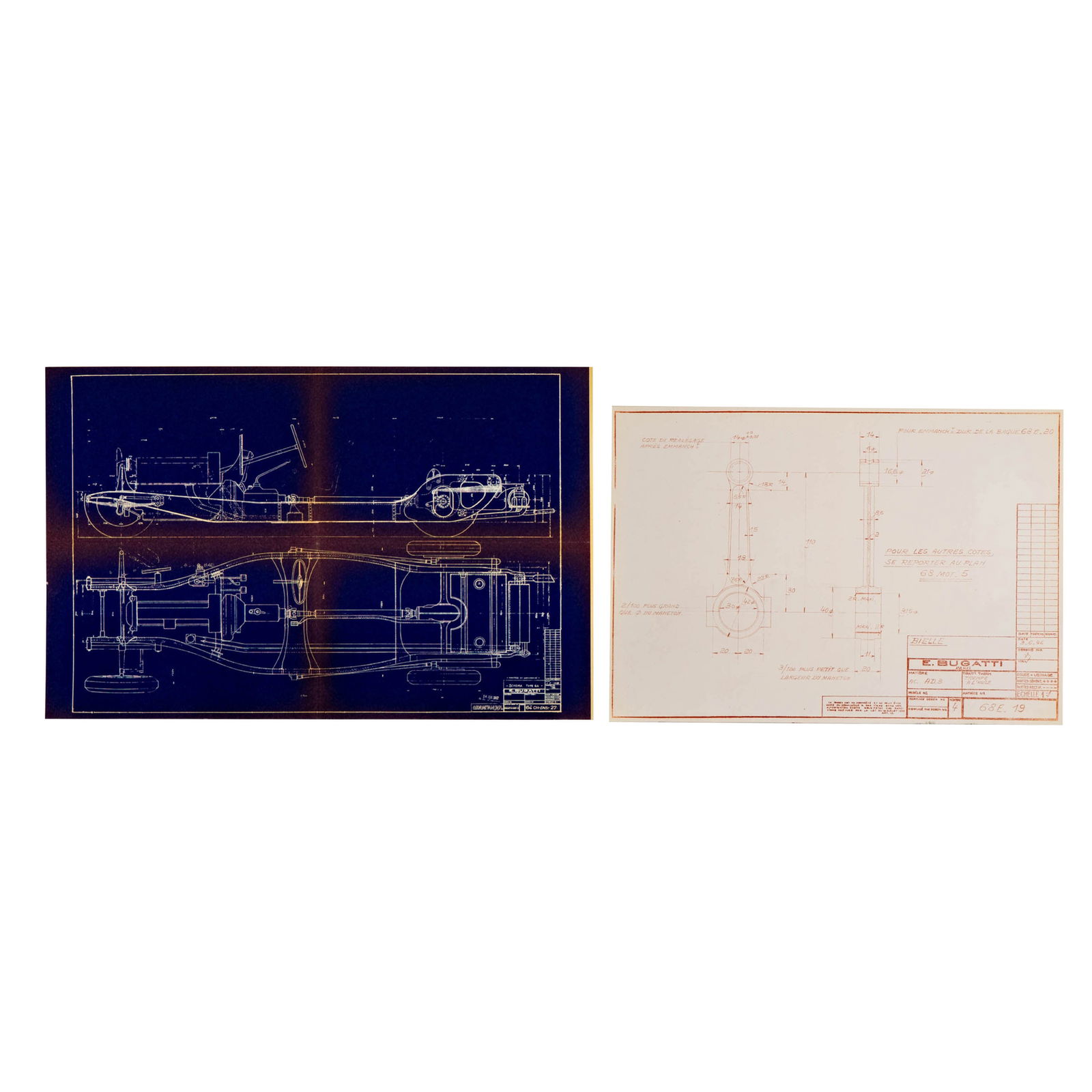 Bugatti Blueprint and Illustration (1 of 10)