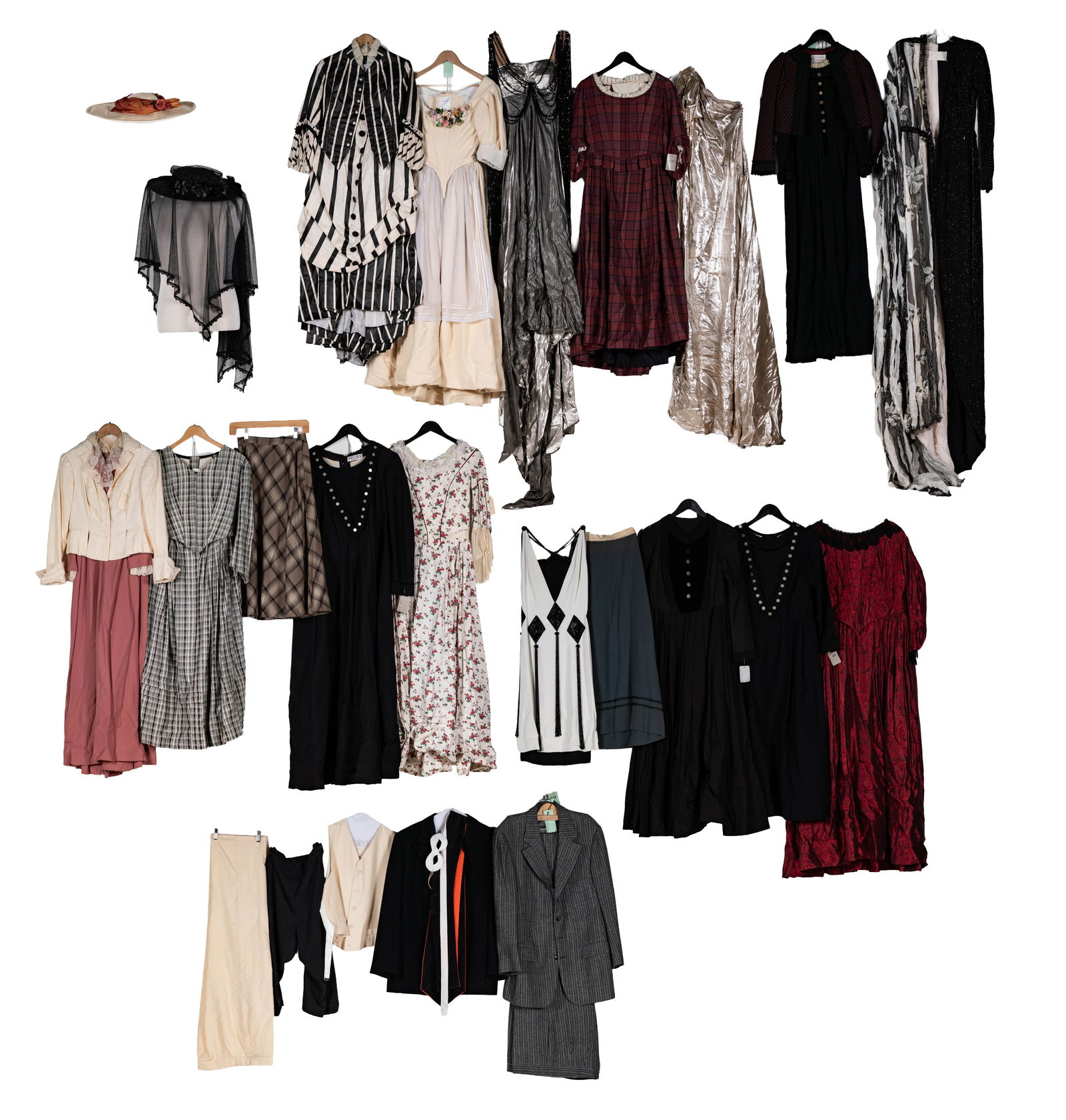 A Collection of Assorted Clothings from The Mullin Automotive Museum: comprising 18 garments