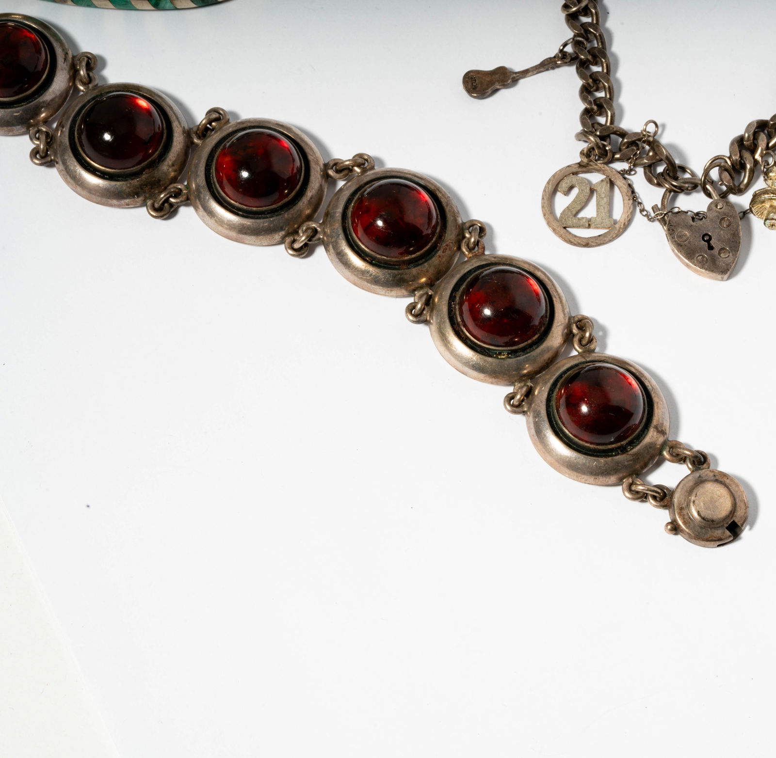 Six Sterling Silver Bracelets - 3