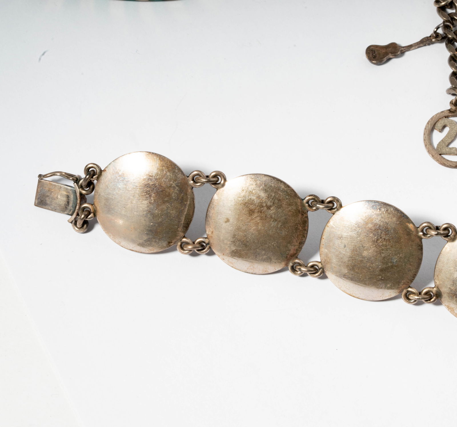 Six Sterling Silver Bracelets - 4