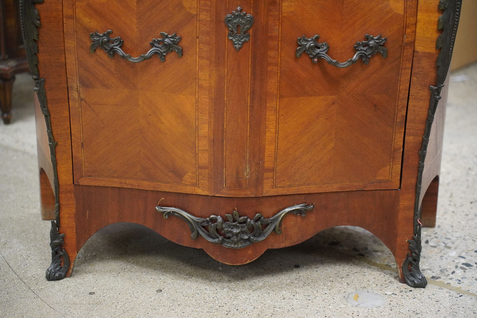 Rococo-Style Parquetry Commode - 5