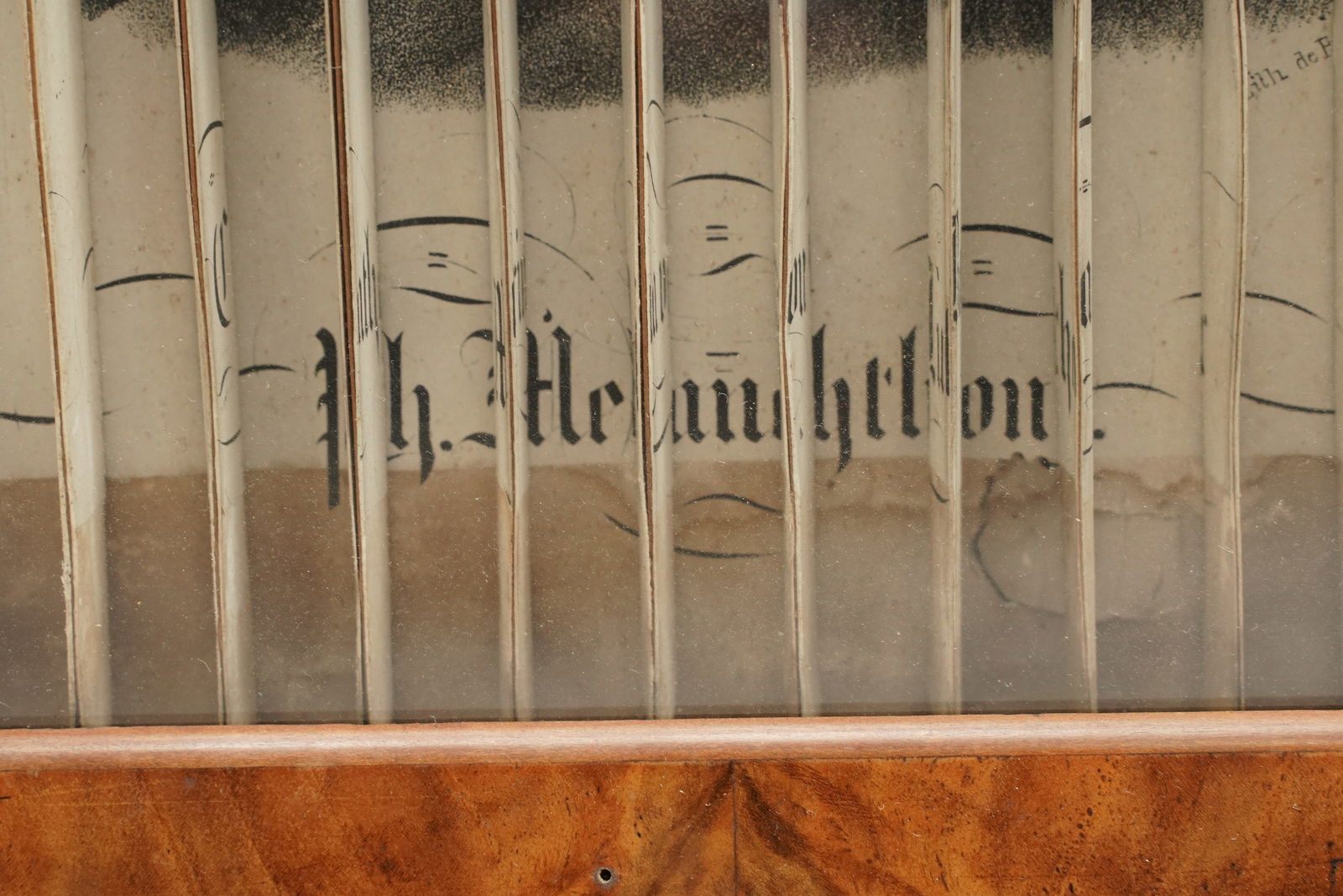 An Anamorphos Engraving - 9