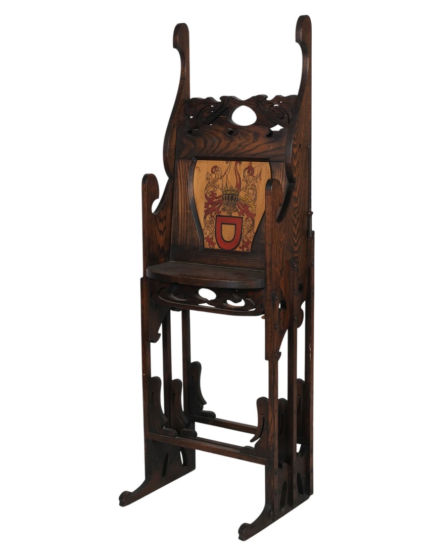 Jamestown Furniture Co. Fall Front Desk: c. 1920, 57 x 18 x 13 1/2 in. 