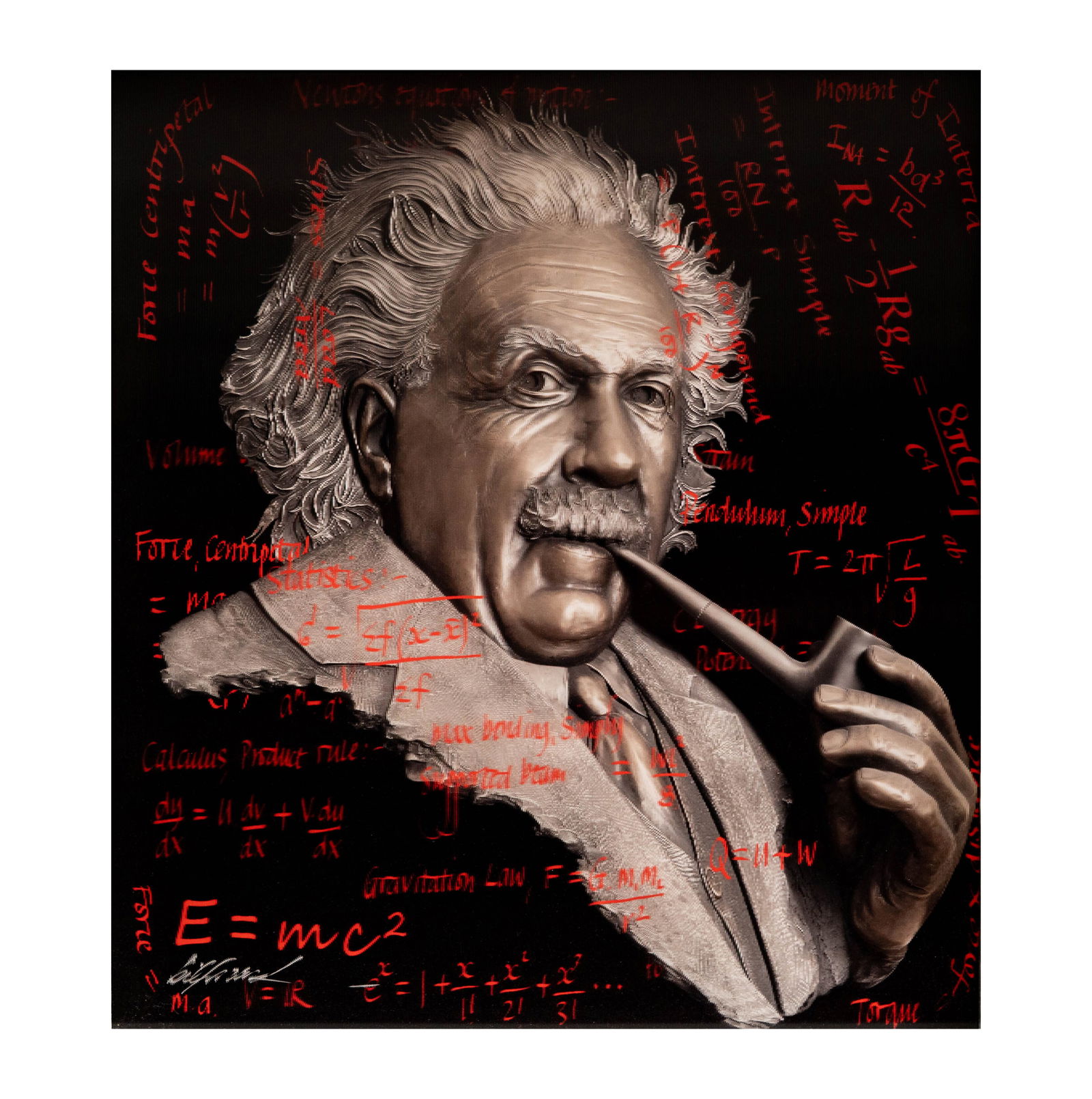 Bill Mack (b. 1949), Thinker (Albert Einstein) (1 of 11)