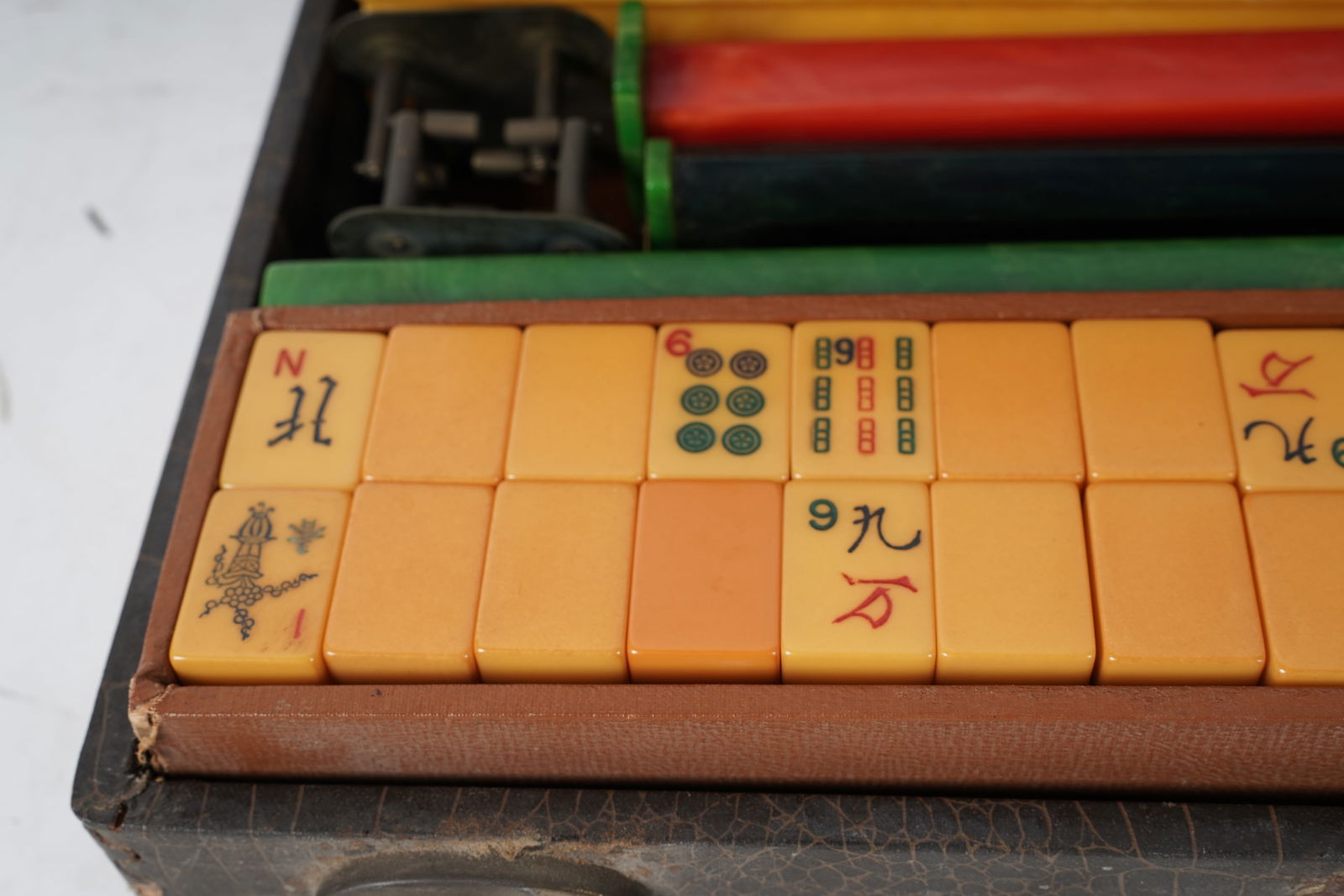 Bakelite Mahjong Set in Case - 3