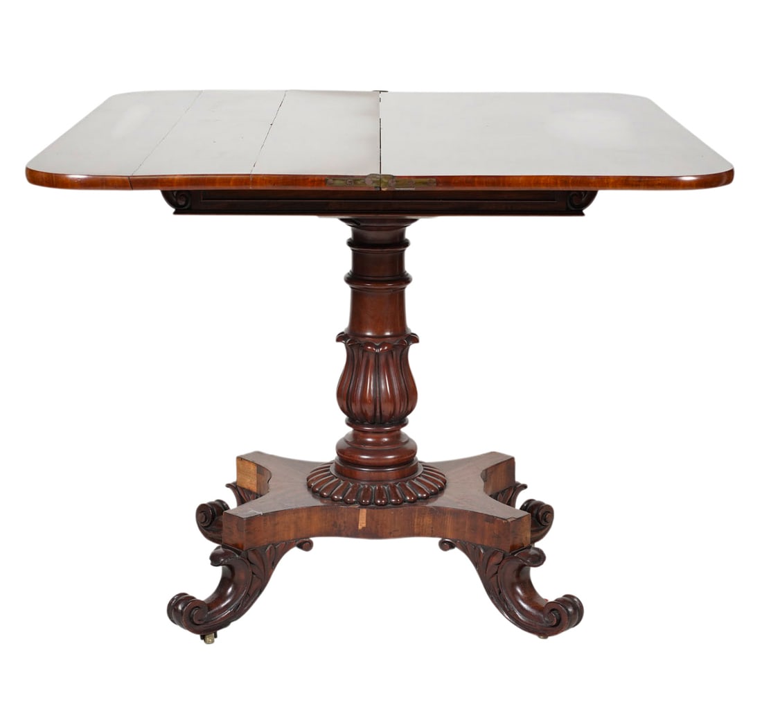 Late Classical Mahogany Game Table (1 of 11)