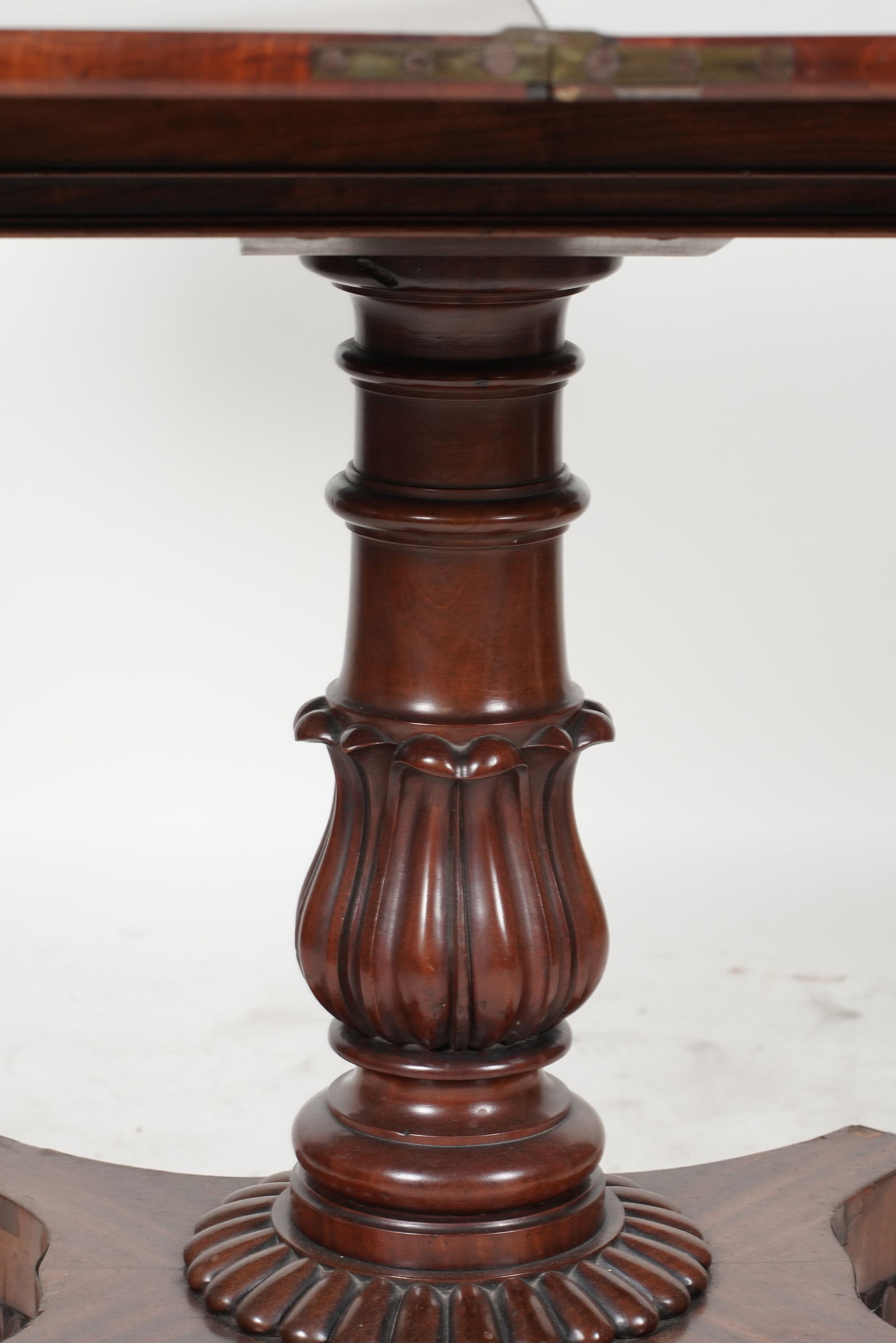 Late Classical Mahogany Game Table - 4