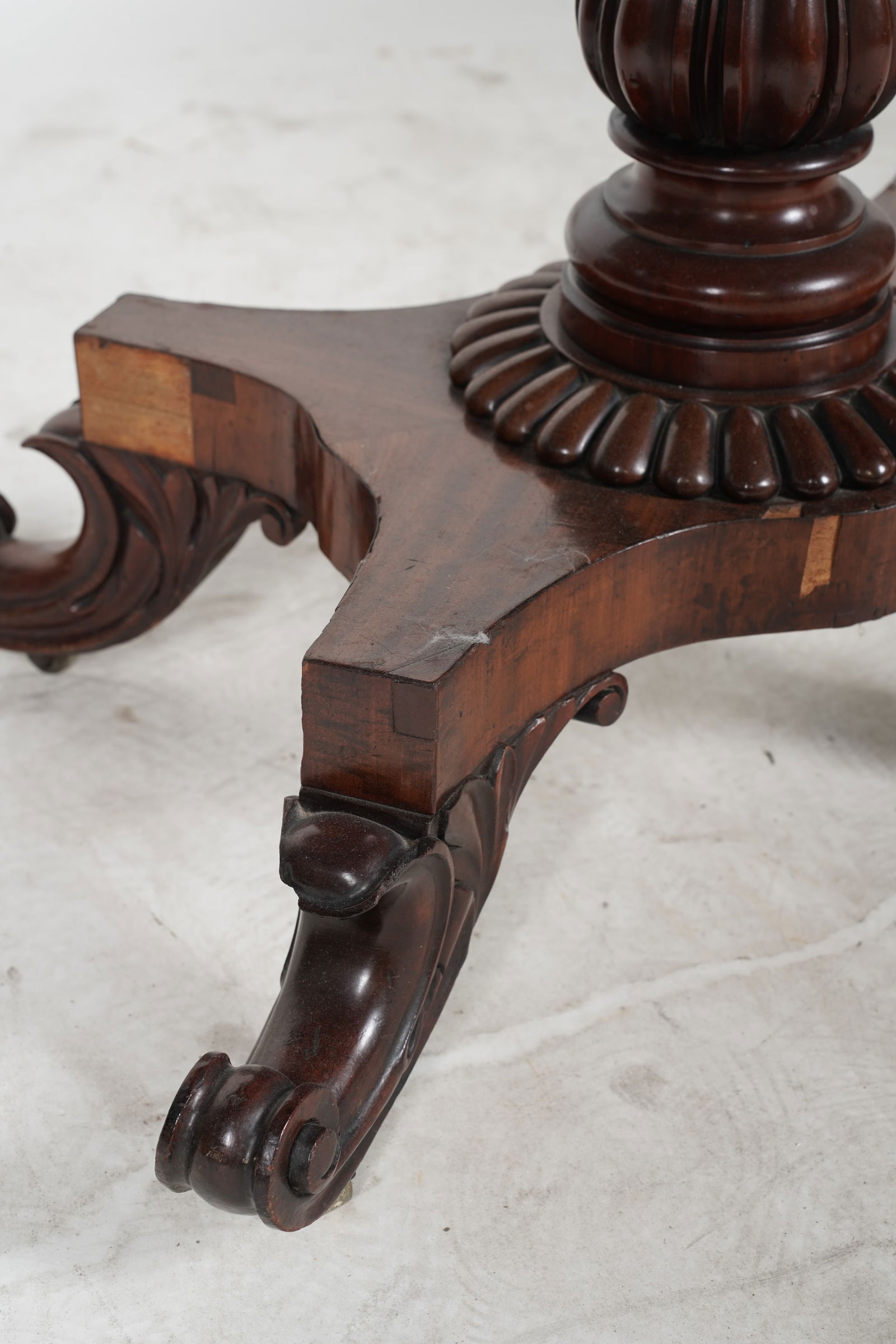 Late Classical Mahogany Game Table - 8