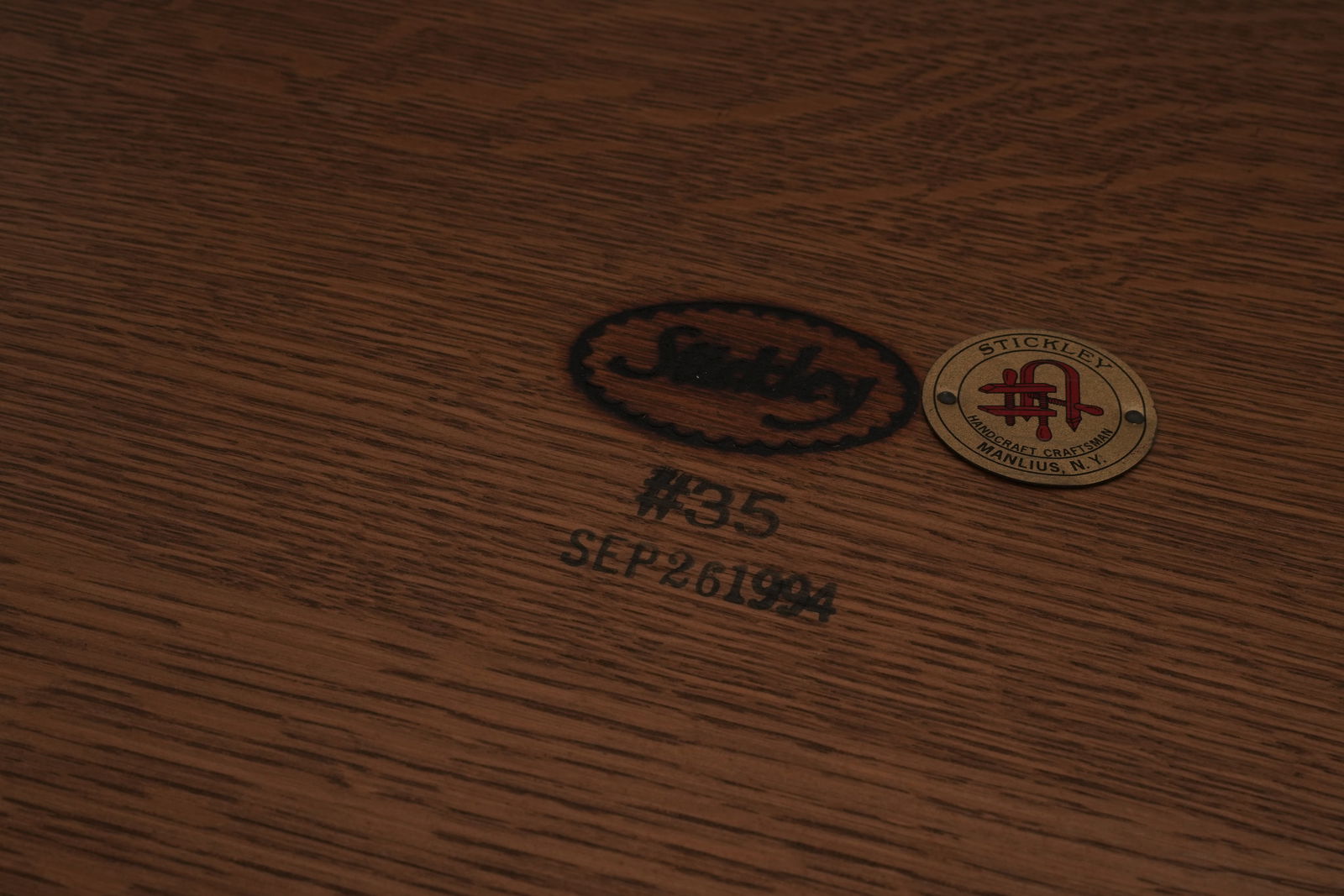 Stickley Oak Server - 9