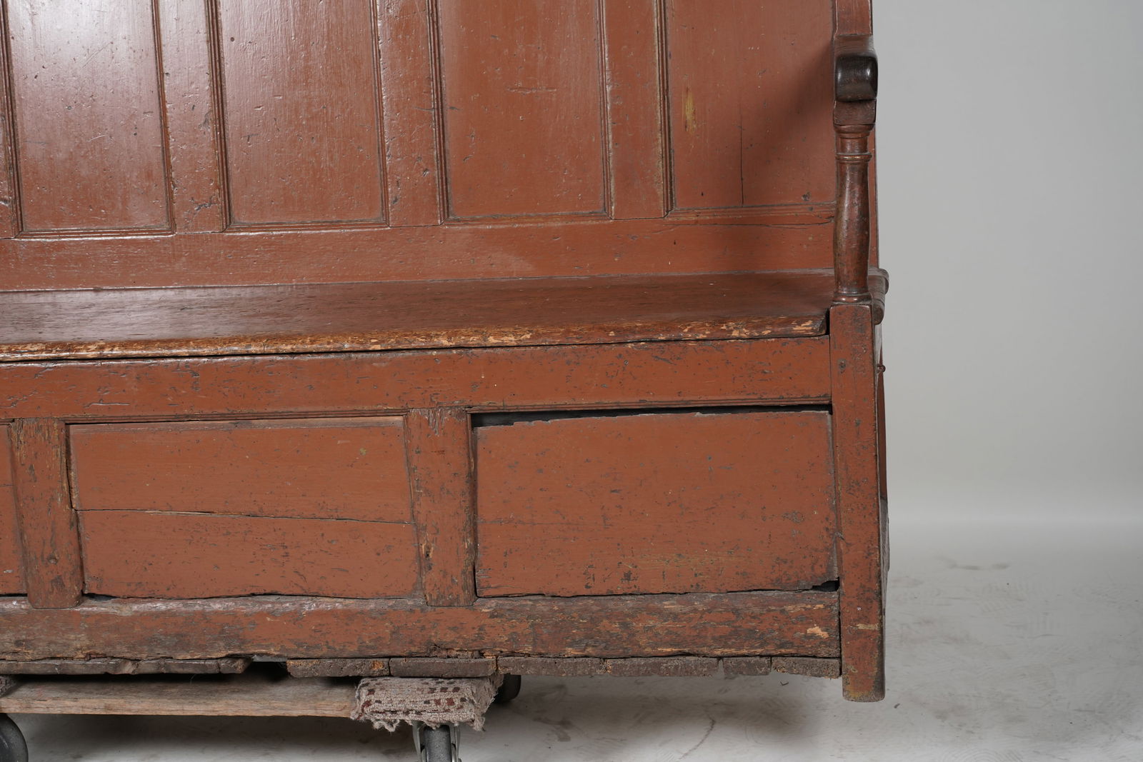 English Painted Settle - 3