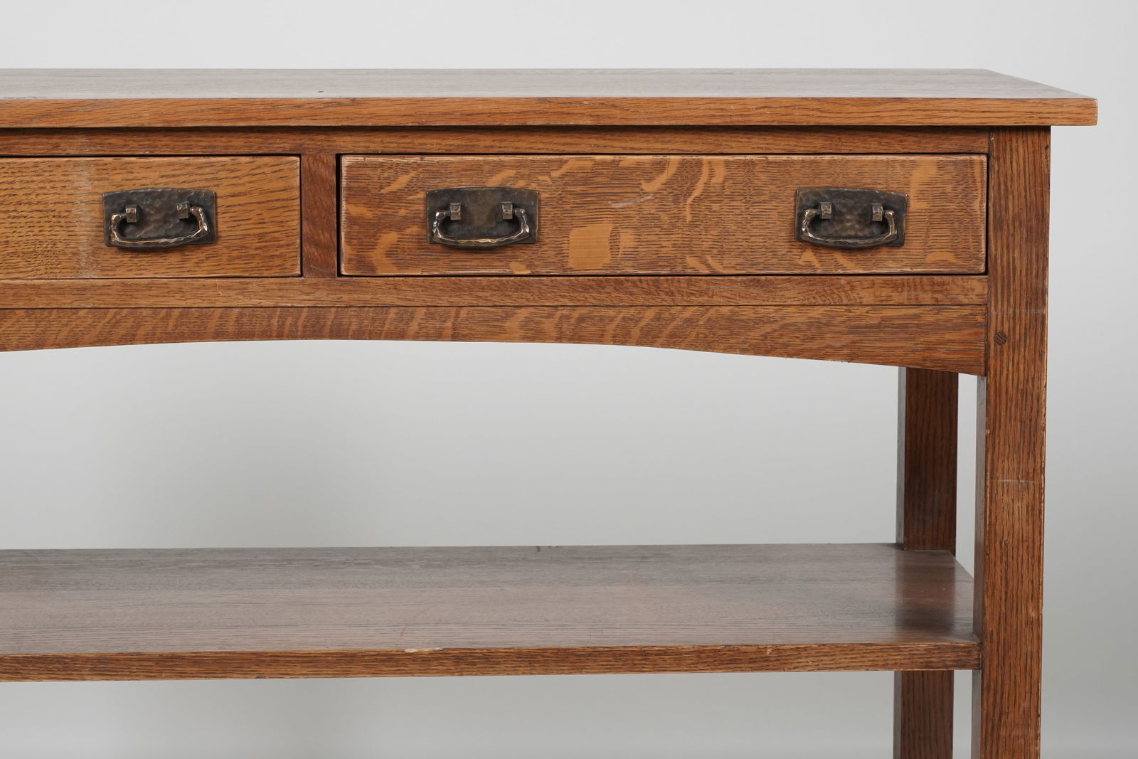 Stickley Oak Side Table - 3