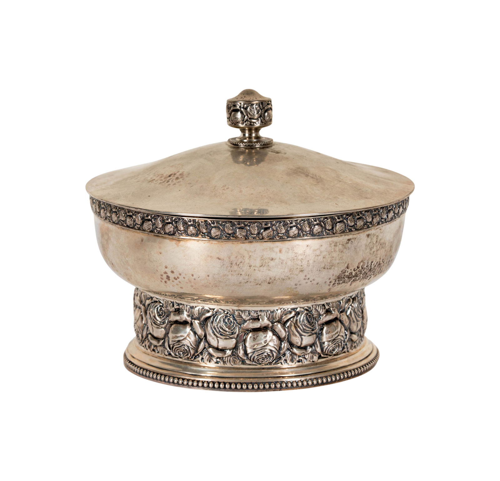 German .800 Silver Covered Bowl (1 of 9)