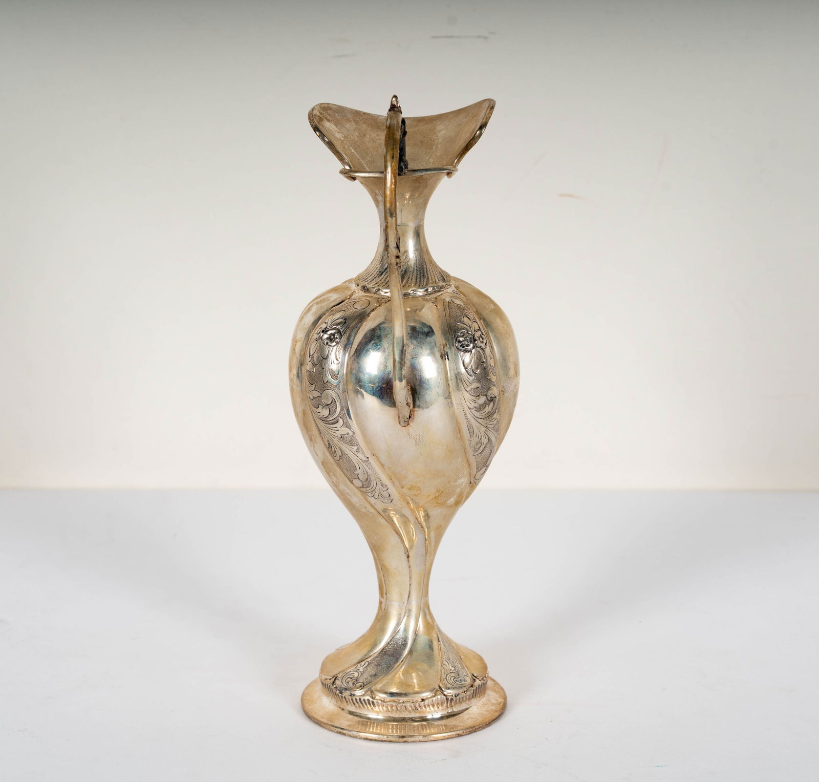 Italian .800 Silver Ewer - 5