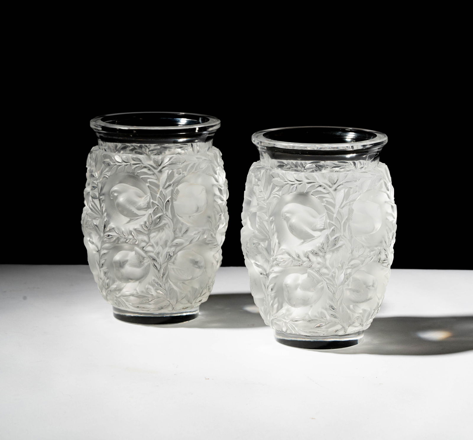 Pair of Lalique Glass Bagatelle Vases (1 of 7)