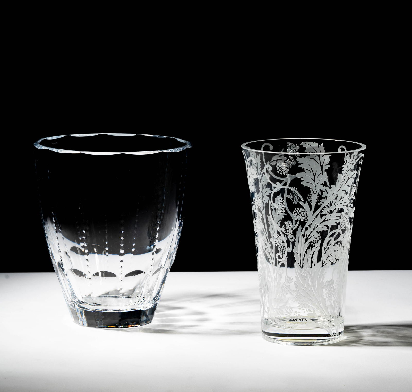 Two Crystal Vases, Faberge and Christofle (1 of 14)