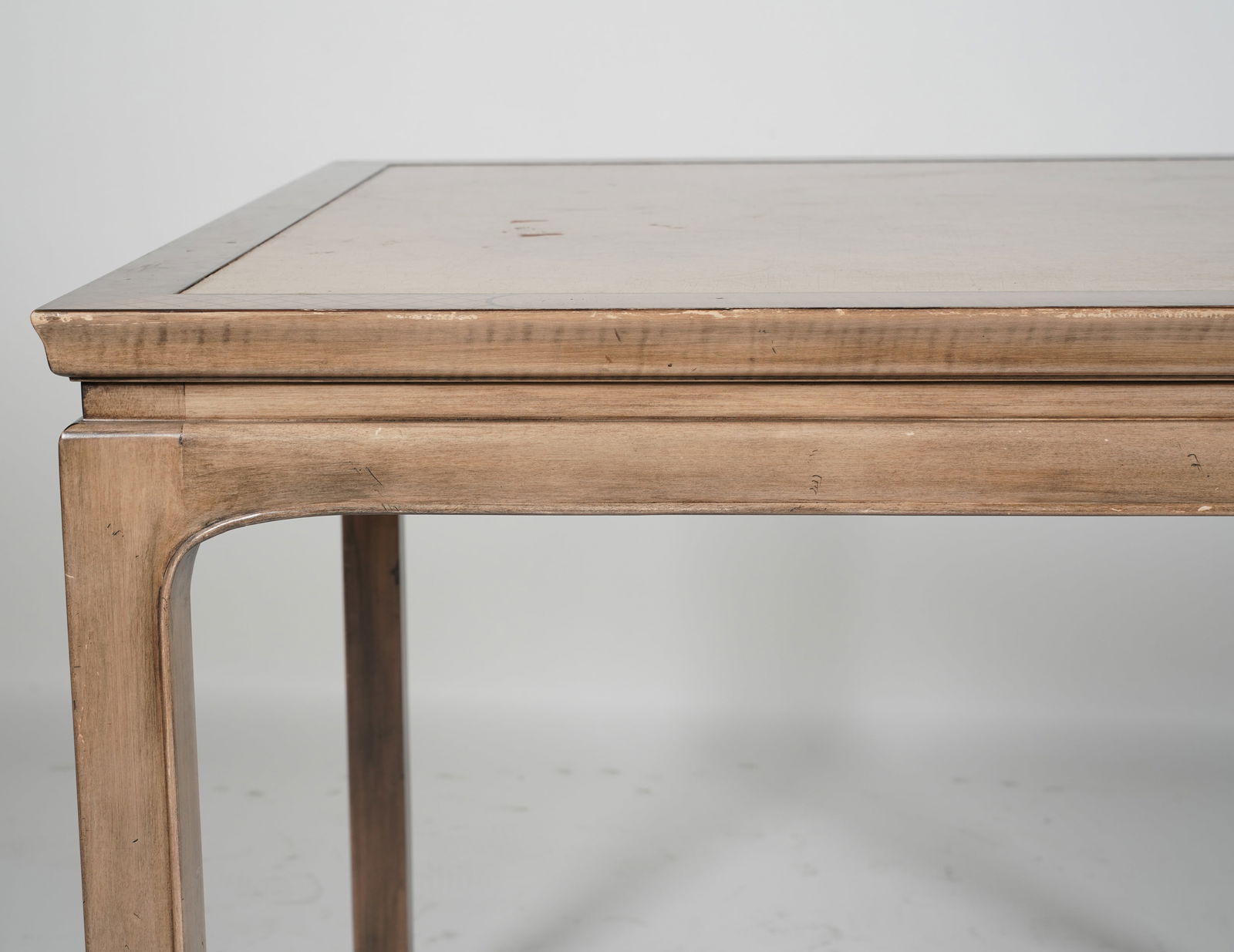 Baker Leather-top Games Table - 2