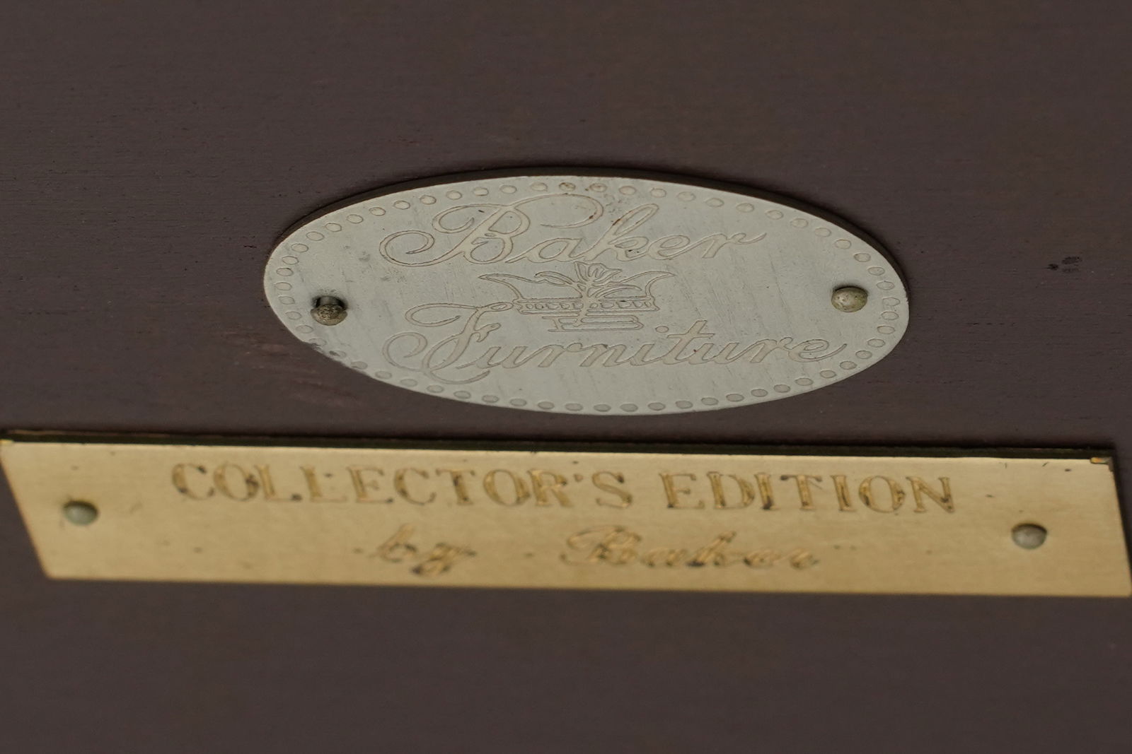 Baker Leather-top Games Table - 9