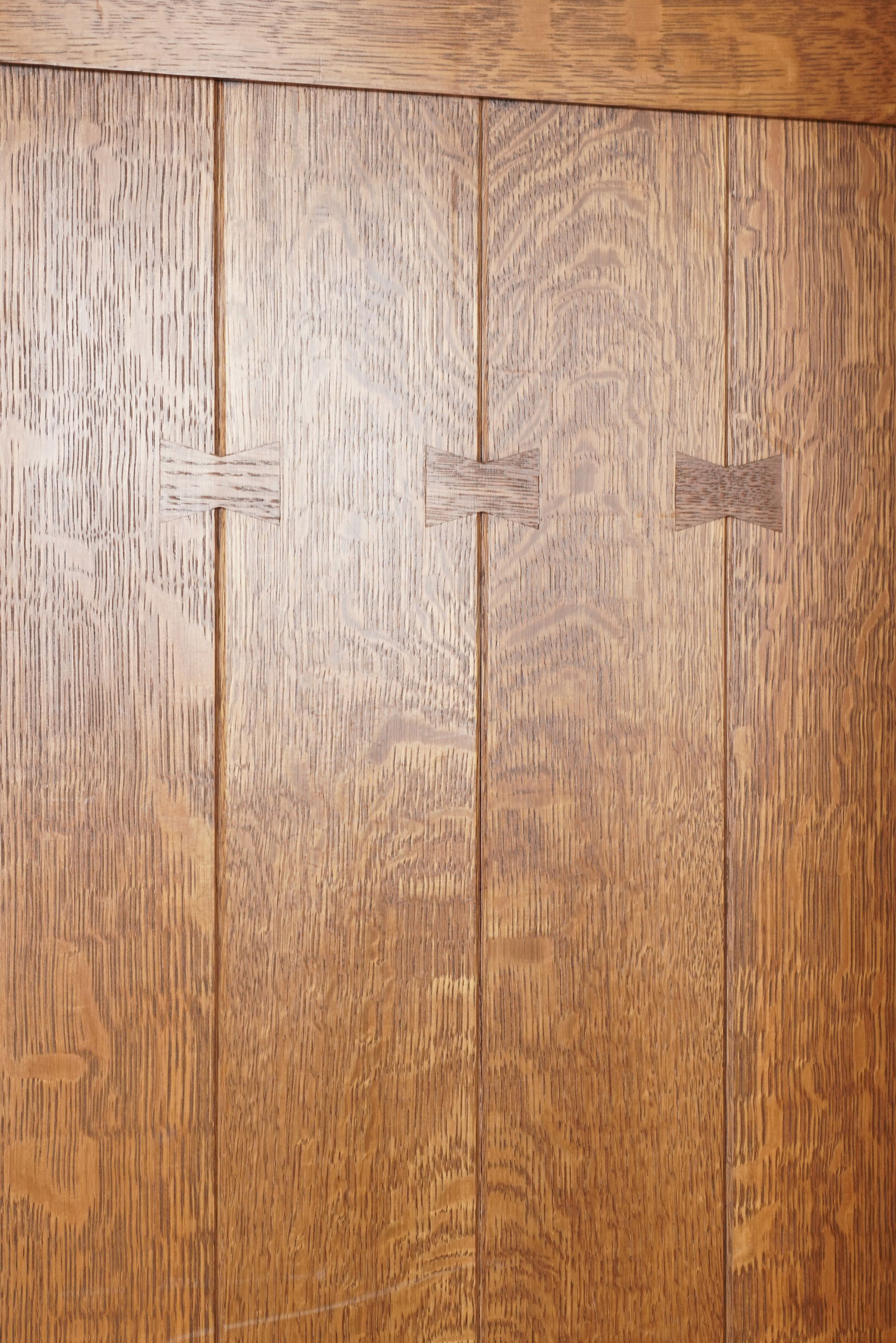 Stickley Oak Three-Panel Screen - 5