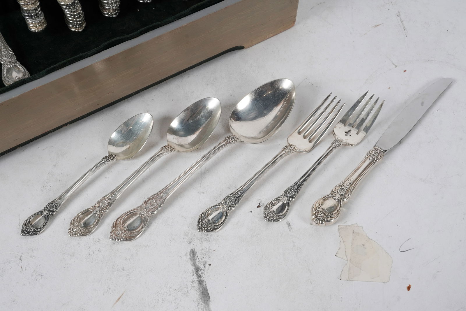Oneida Stanton Hall Sterling Flatware Sercvice - 2