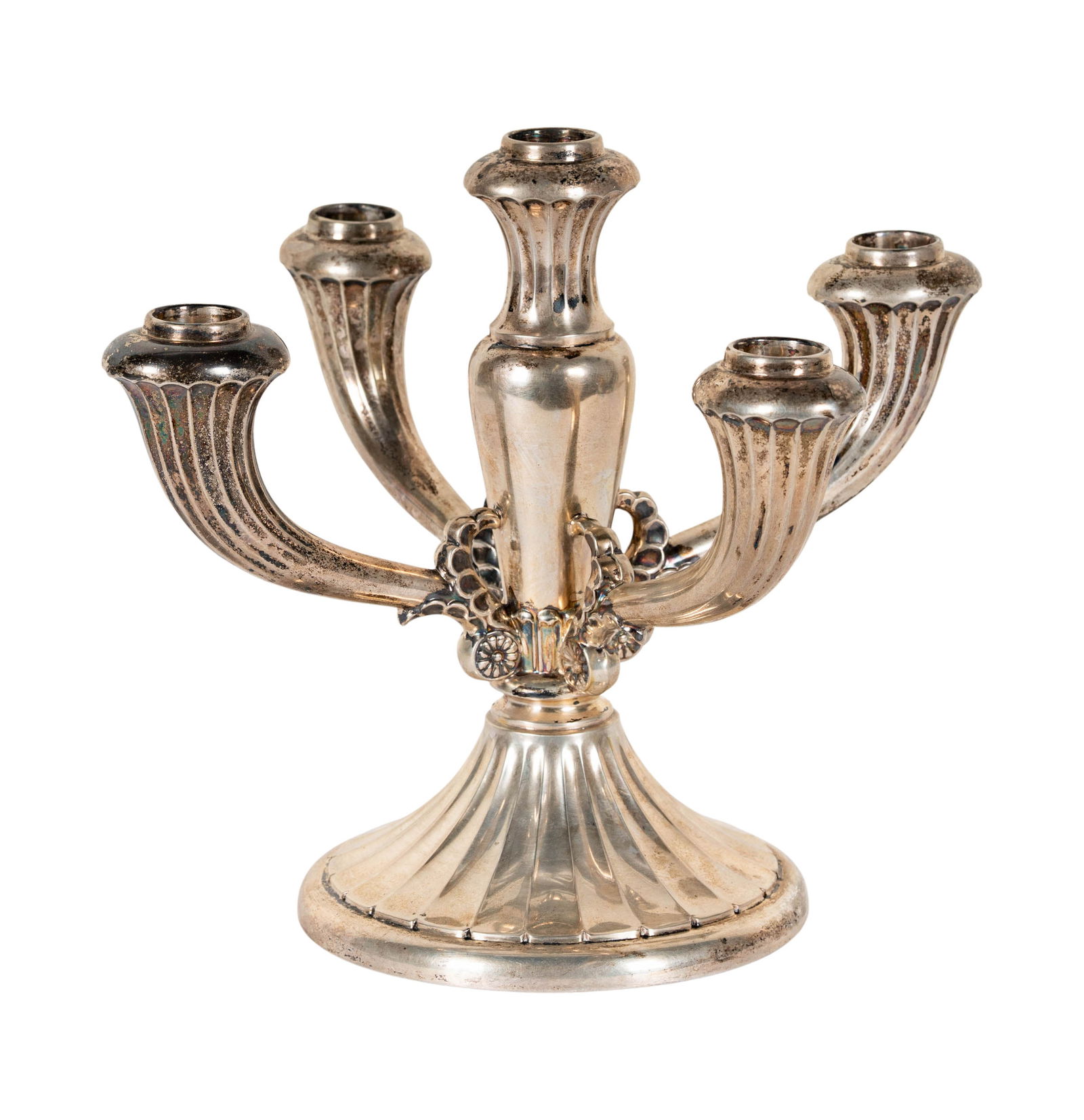 German .800 Silver Five-Light Candelabrum (1 of 7)