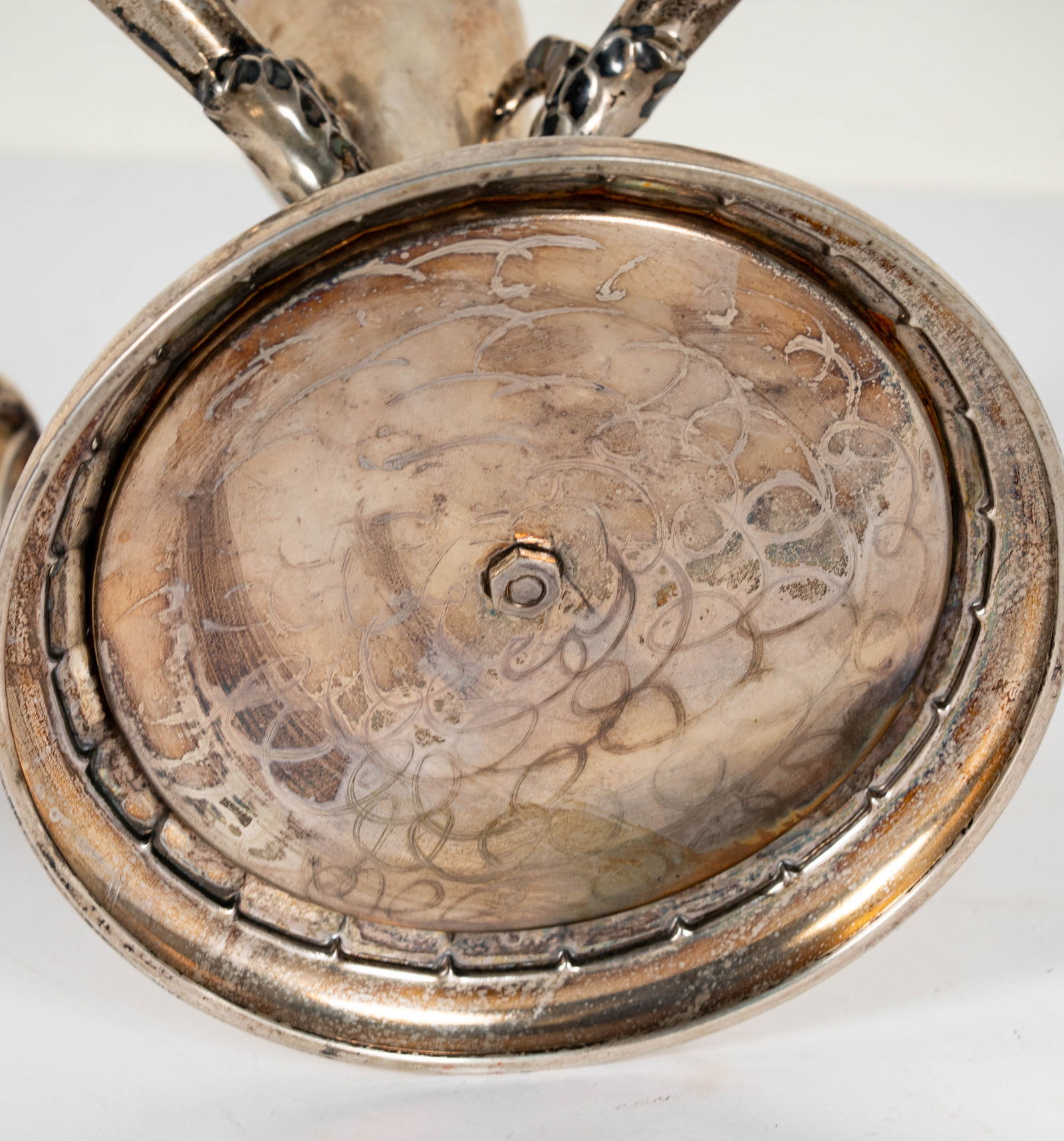 German .800 Silver Five-Light Candelabrum - 6