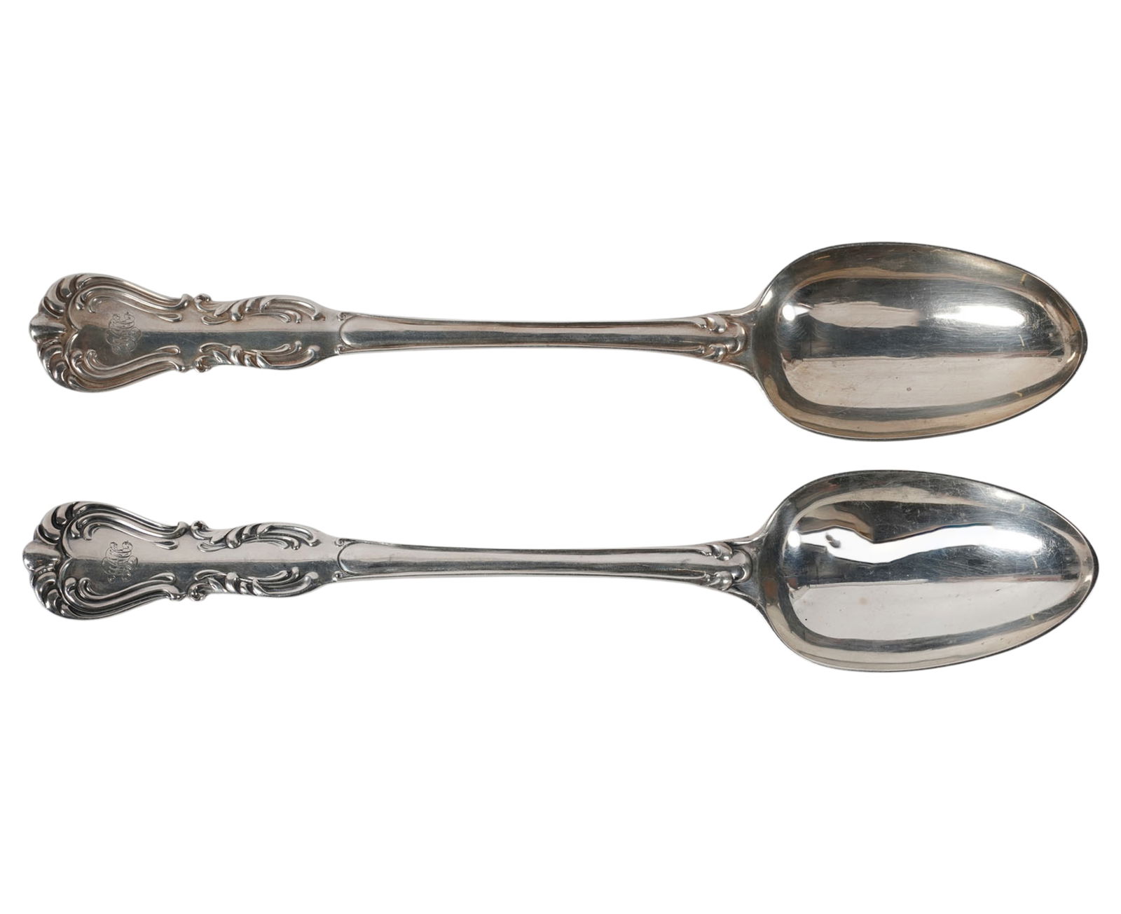 Pair of Victorian Sterling Serving Spoons (1 of 6)